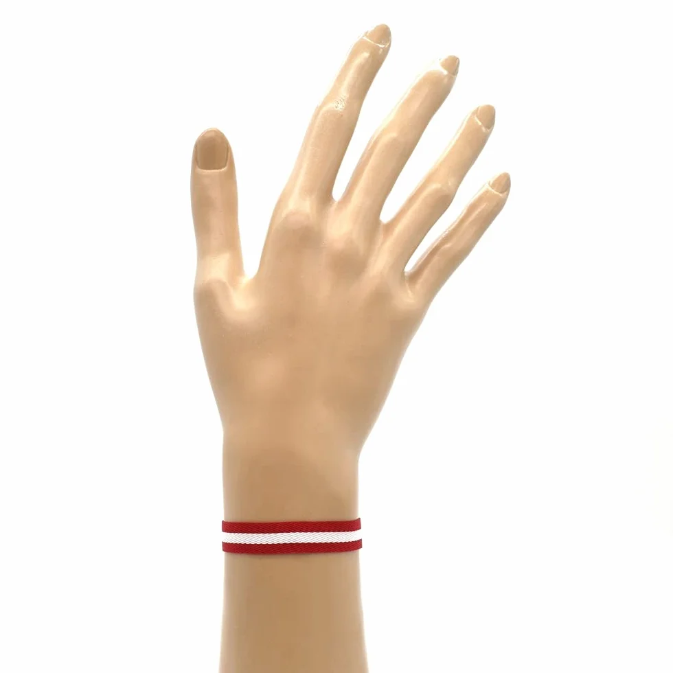 Pulsera tela Eurocopa 2021, Euro2020, España, Alemania, Bélgica, Italia.fútbol para hombre y mujer. - Austria