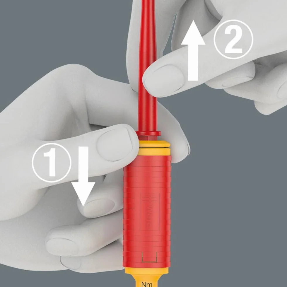 Wera Vde Torque Zestaw Wkrętaków, Czerwony/Żółty, 16 Elementów