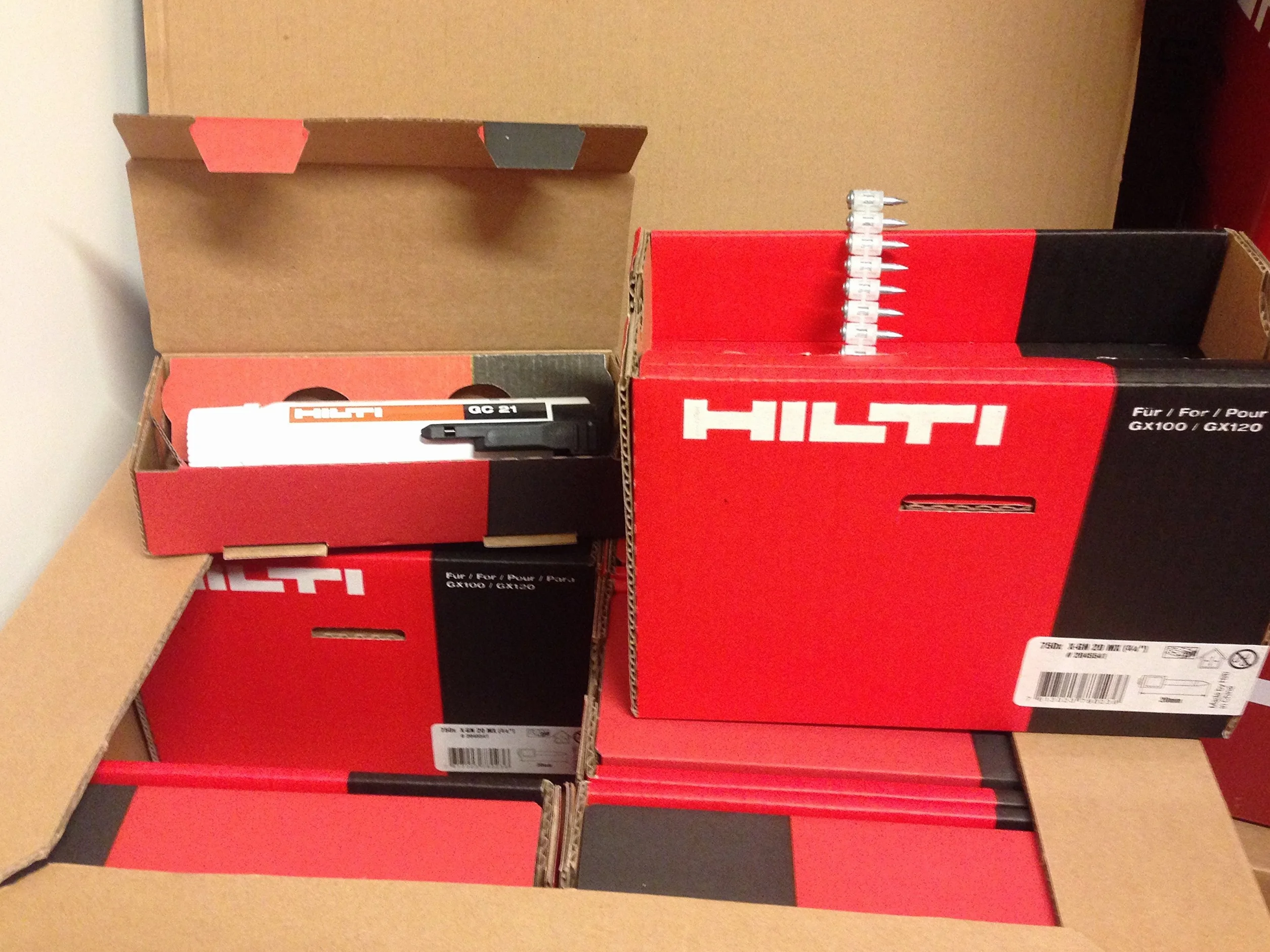 Śruby 750 HILTI X-GN 20MX - GX 100 GX100E GX120 GX120-E GX 100 GX 120 E