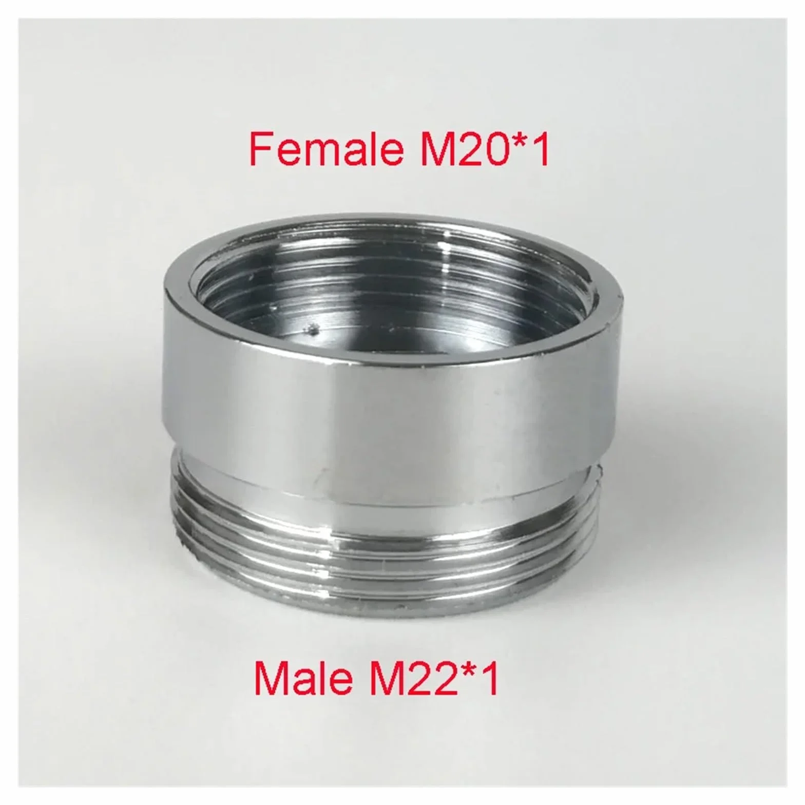 Mosiężny zestaw adapterów napowietrzacza do kranu - męski/żeński M22 M24 G1/2 "1.9 cm złączki rurowe do akcesoriów do oczyszczania wody - kompatybilny z M16 M18 M20 M28 rozmiary