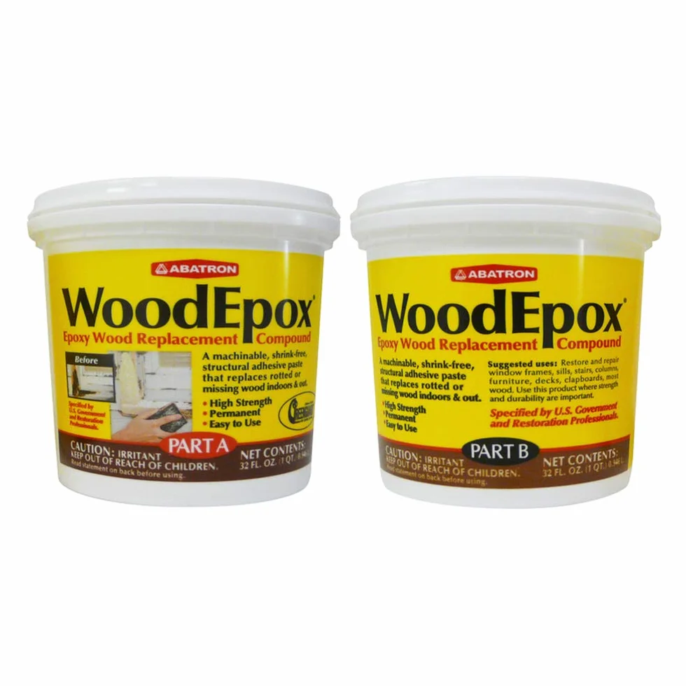 Abatron Epoxy Wood Ersatzkomposit, 2-Quart Kit, Teil A & B
