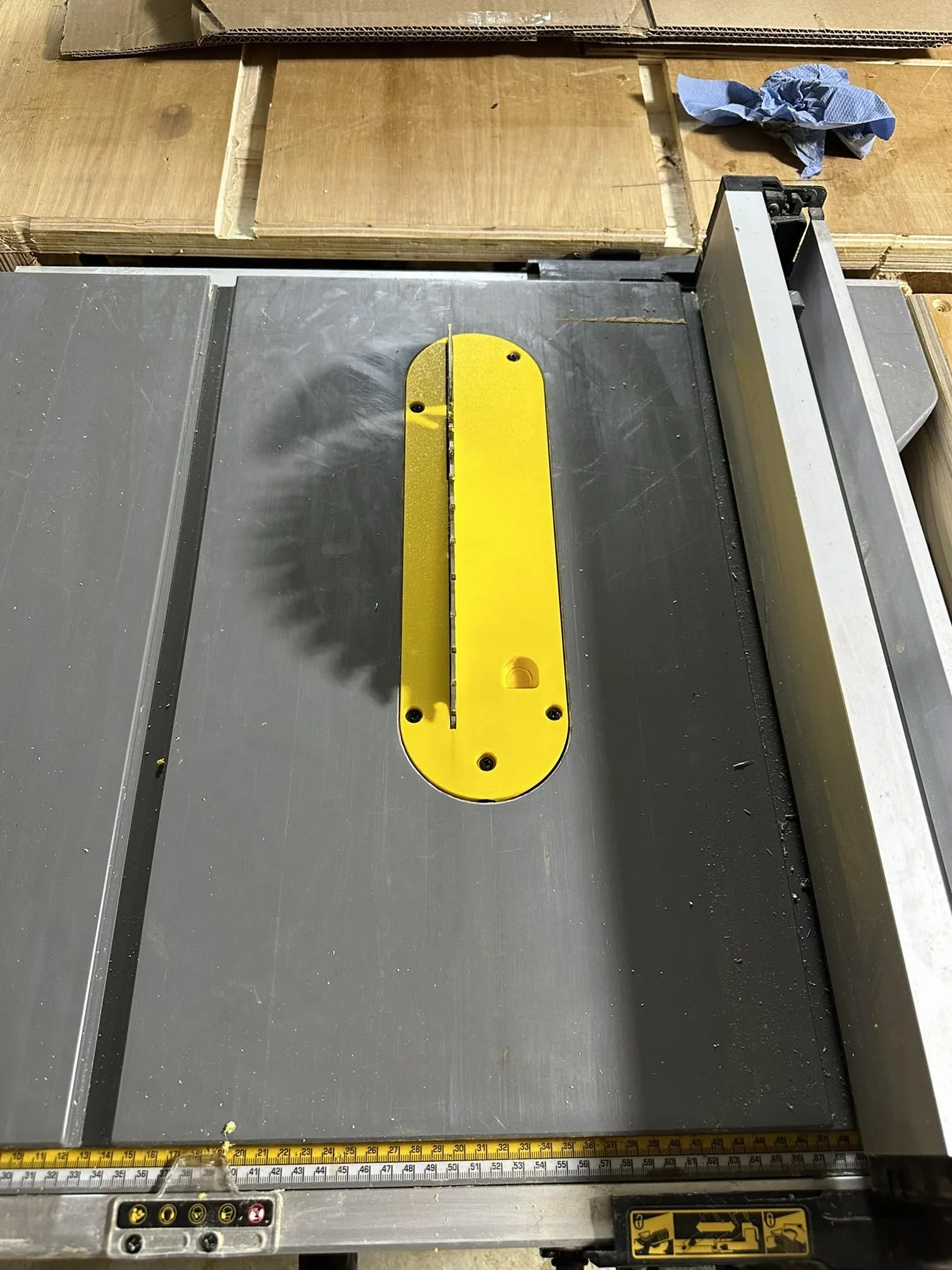 Dewalt Wkładka o zerowym prześwicie do piły stołowej DWE7492 DWE7491 DWE7480 DWE7499 DWE7490 DWE7490X DW744 DW745