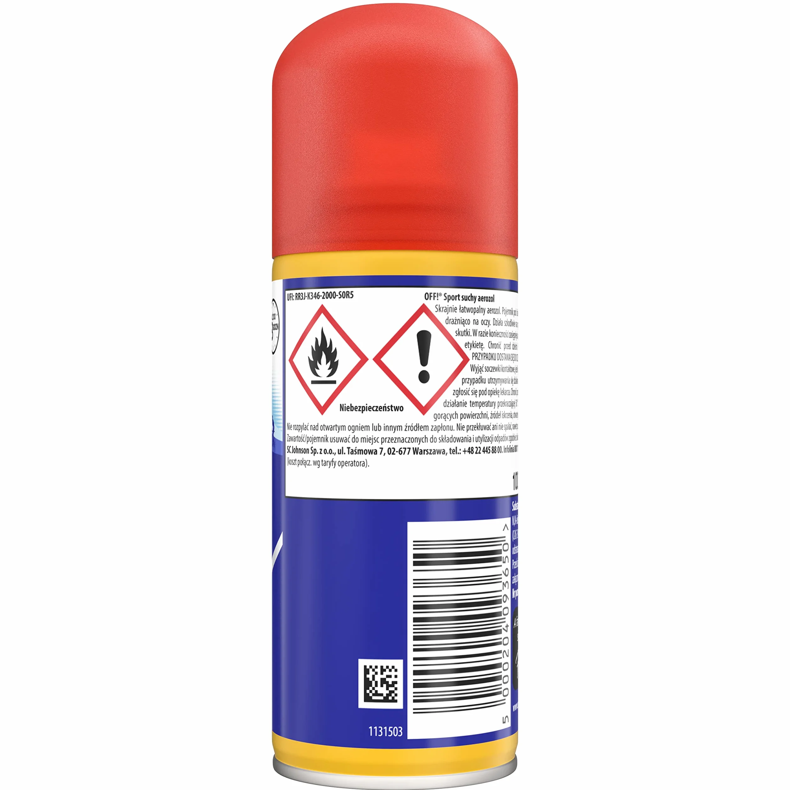 Off! Spray Przeciw Komarom i Kleszczom 100 ml