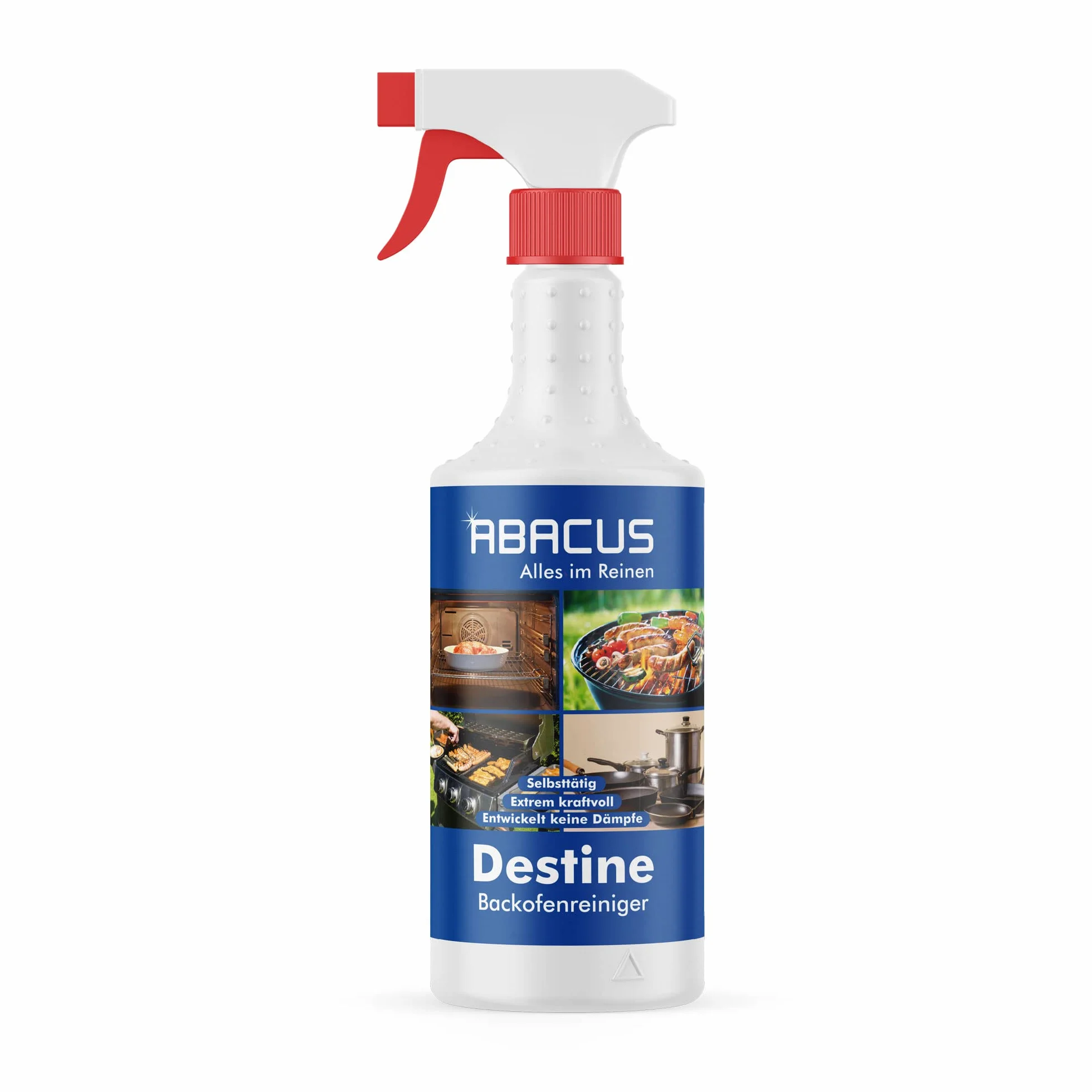 ABACUS® Środek do czyszczenia piekarnika, grilla, piekarnika, piekarnika, grilla, 750 ml, gotowy do użycia (4045)