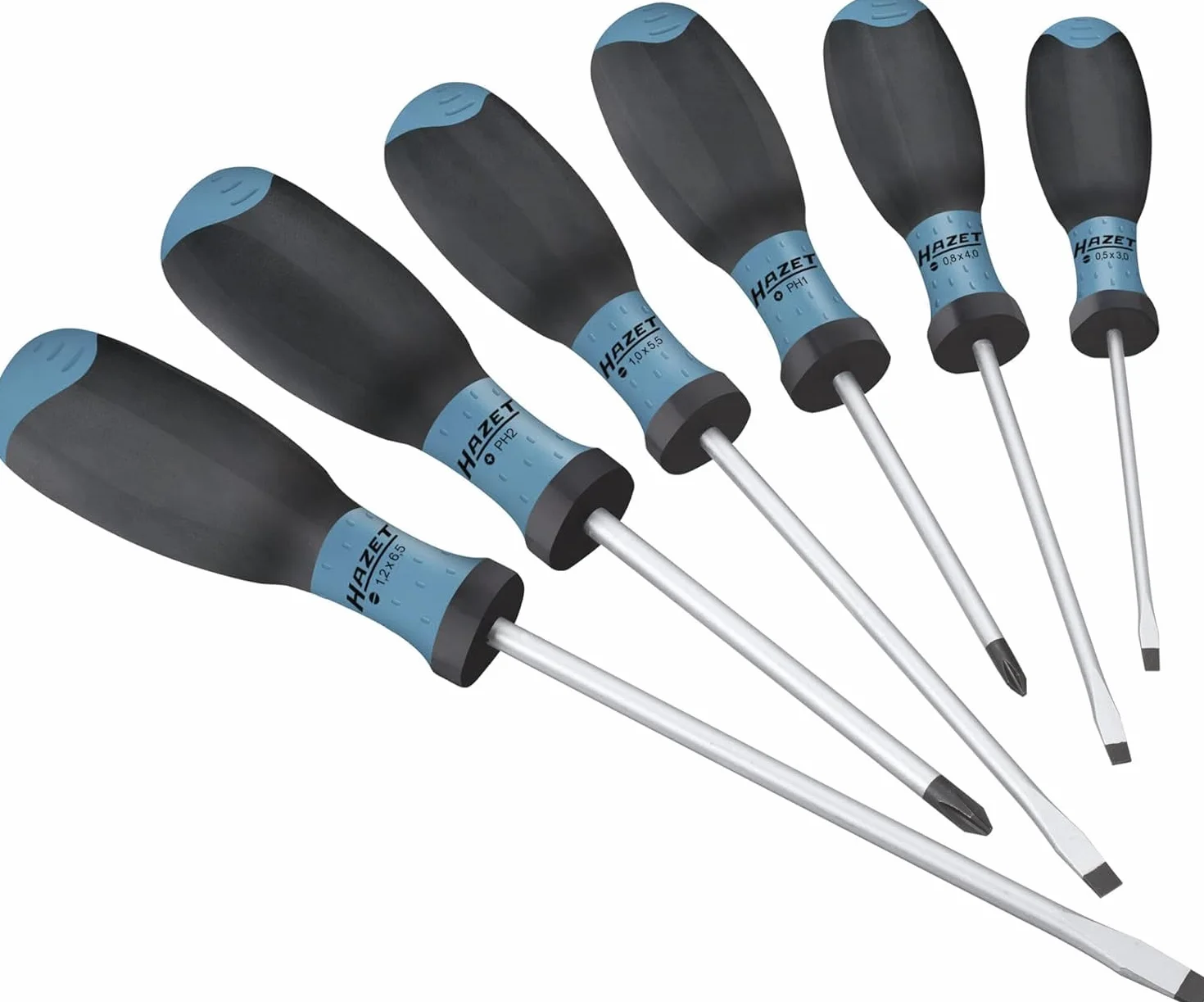 KS Tools 917.0779 1/4"+3/8"+1/2" Zestaw Kluczy Nasadowych, 179-szt & HAZET Zestaw wkrętaków 810SPC/6, 6-częściowy z antypoślizgową 3-komponentową rękojeścią do przenoszenia dużych sił
