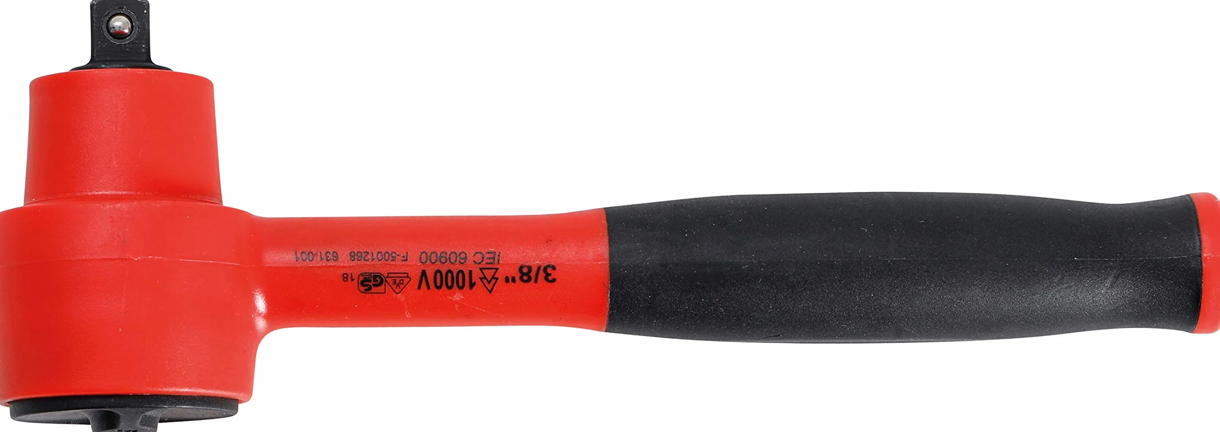 BGS 701 | Grzechotka dwustronna VDE | z drobnym uzębieniem | 10 mm (3/8") | 1000 V