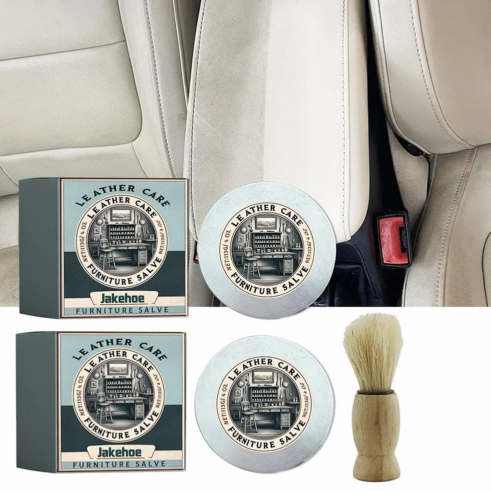 Wise Owl Salve, całkowicie naturalna skóra maść do mebli skórzanych, naprawa skóry