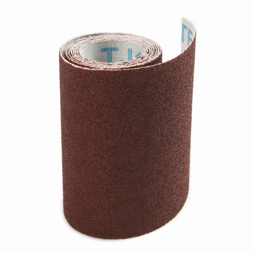 Papier ścierny, rolki papieru ściernego Materiały ścierne Rolka taśmy szlifierskiej bębnowej do obróbki drewna(100 Grit 10 meter)