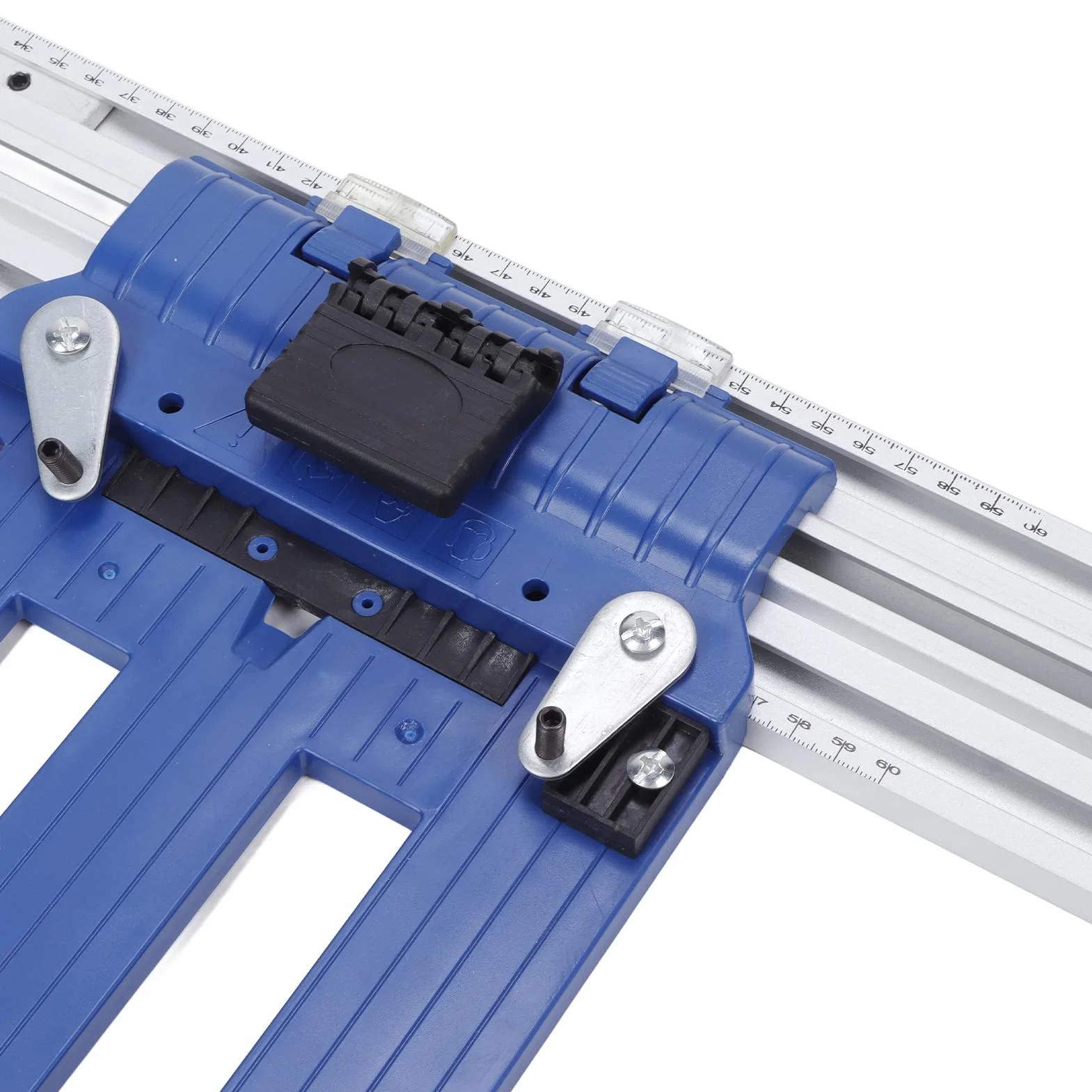 Prowadnica do piły tarczowej ze stopu aluminium, prowadnica krawędzi piły, obróbka drewna, zakres cięcia 0-65 cm
