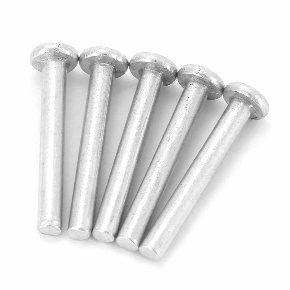 100 sztuk M2,5 * 18 / M2,5 * 20mm nity aluminiowe z łbem płaskim z łbem stożkowym (M2,5 * 18)