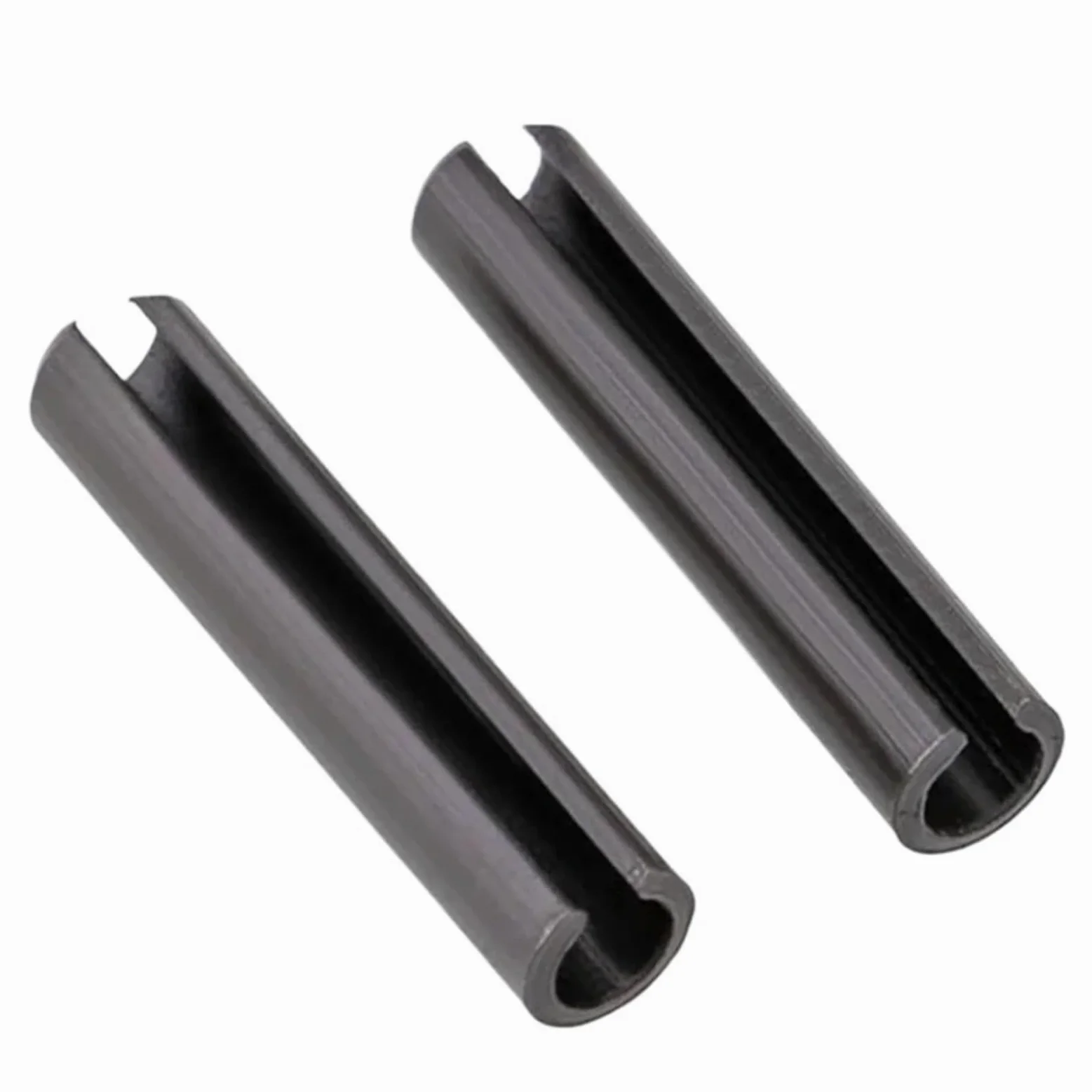 Dzielony sworzeń sprężynowy z czarną stalą węglową | Czarny M2,5x(5-20)mm 20/50/100/300 szt.: Do montażu maszyn oraz mocowania śrub i kołków.(M2.5x16mm-20pcs)