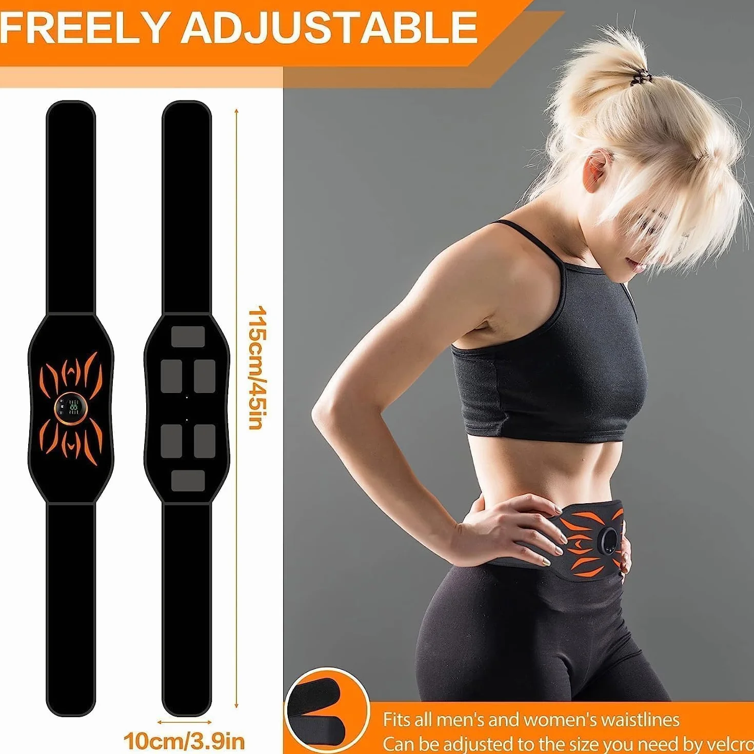 Elektrostymulator mięśni EMS ABS Trainer ramię noga talia pośladki