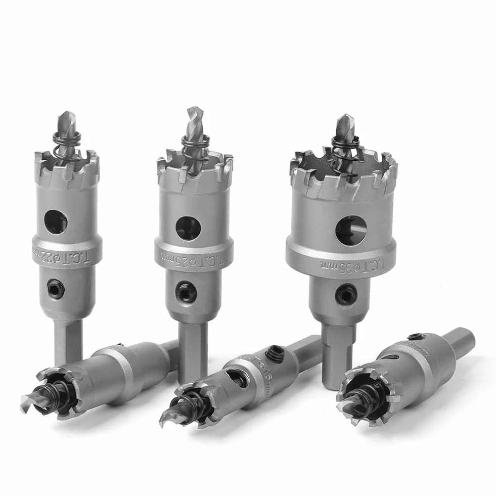 1 szt. 5A Wiertło z węglika spiekanego TCT Otwornica 12-150 mm Zestaw frezów do wiercenia w stopach metali ze stali nierdzewnej(110mm)