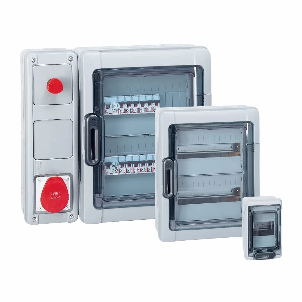 Legrand Rozdzielacz natynkowy IP65 IK09 1-rzędowy 8TE 220 x 200 x 115,6 mm, 601978