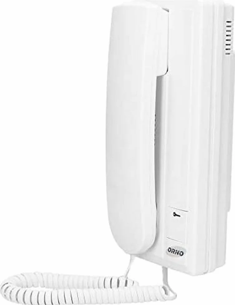 ORNO Fossa domofon 1 jednorodzinny do podtynkowego, 4-przewodowy, 230 V AC, podświetlenie tła (domofon)