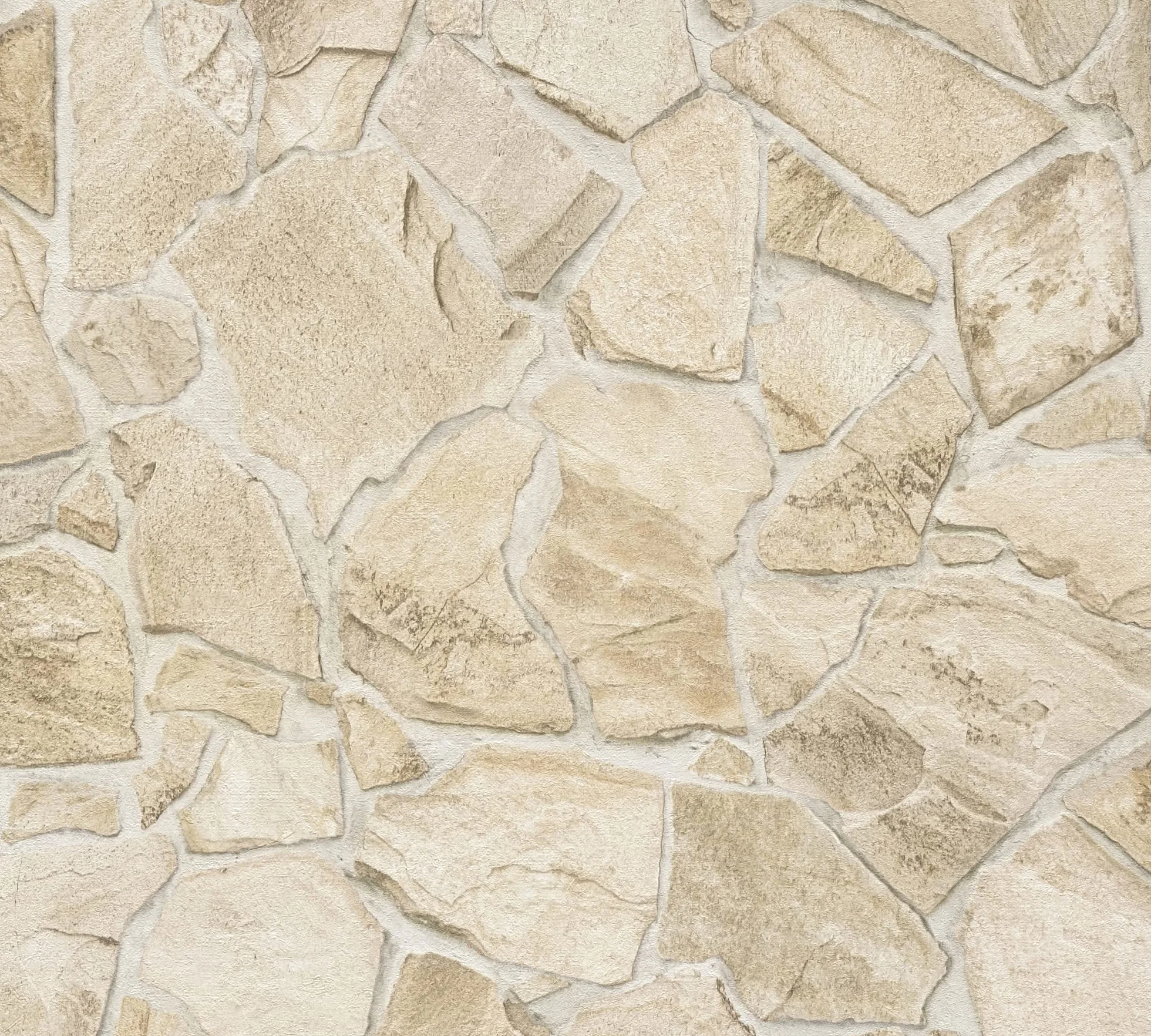 A.S. Création Bricks & Stones 389329 Tapeta Kamienna Beżowa Brązowa Flizelinowa 10,05 m x 0,53 m