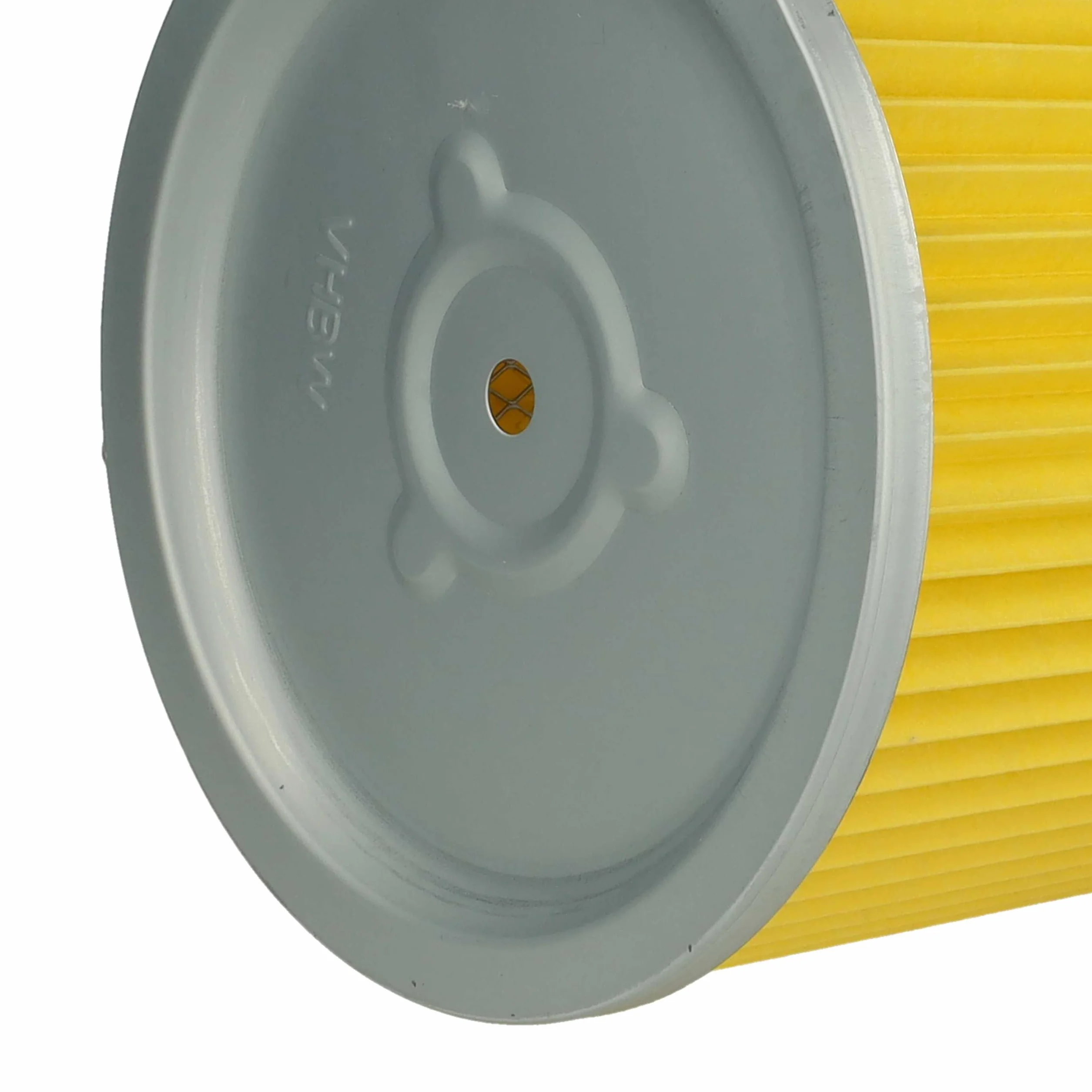 vhbw 4 x filtr składany kompatybilny z odkurzaczem Kärcher K 2901 PLUS (1.085-810.0), K 2901 S (1.085-812.0) - filtr nabojowy, żółty, zmywalny