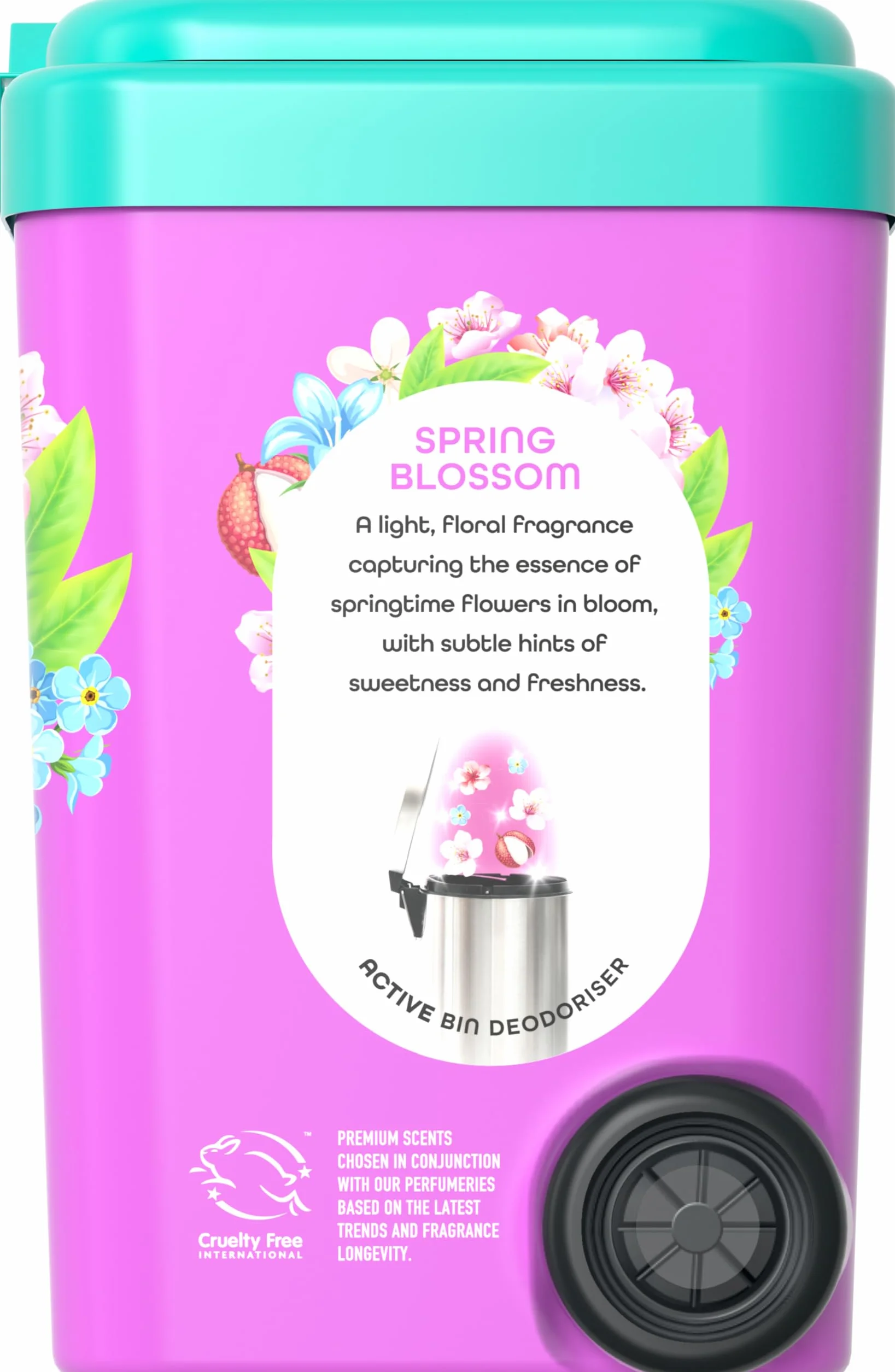 Bin Buddy Odświeżacz do Pojemników w Proszku, Fioletowy, 450 g