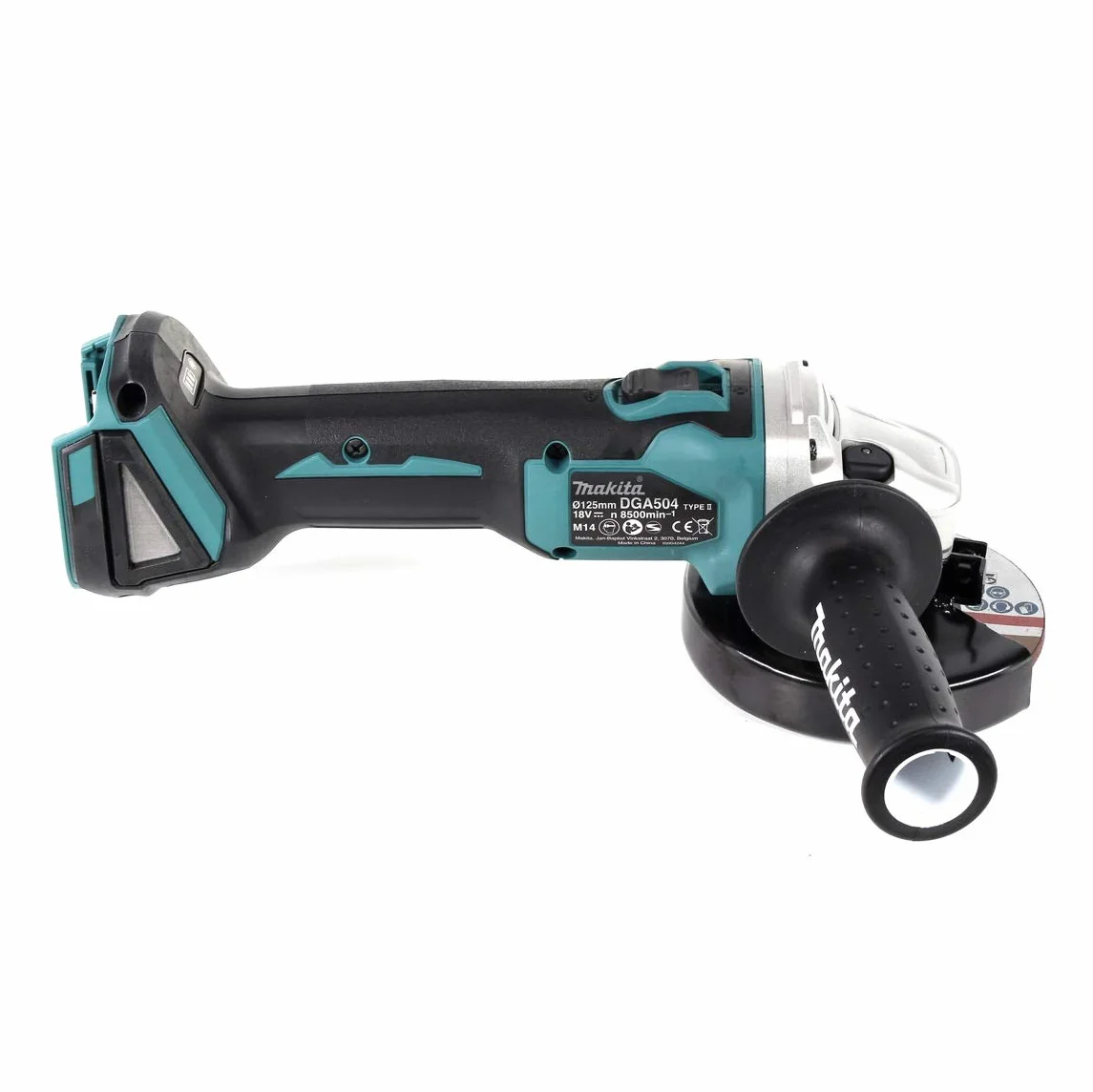 Makita DGA 504 Szlifierka kątowa 18 V Solo bez baterii i ładowarki