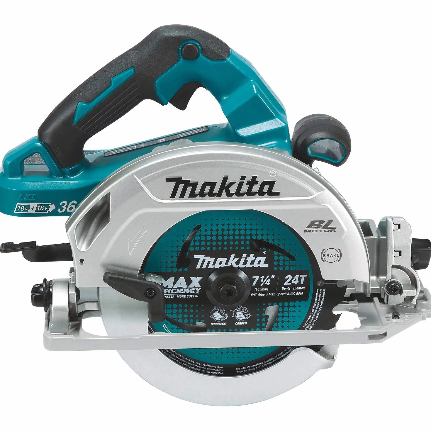 Makita DHS782Z Piła Tarczowa Bl 18 Vx2 LXT 190 mm, Wielokolorowa
