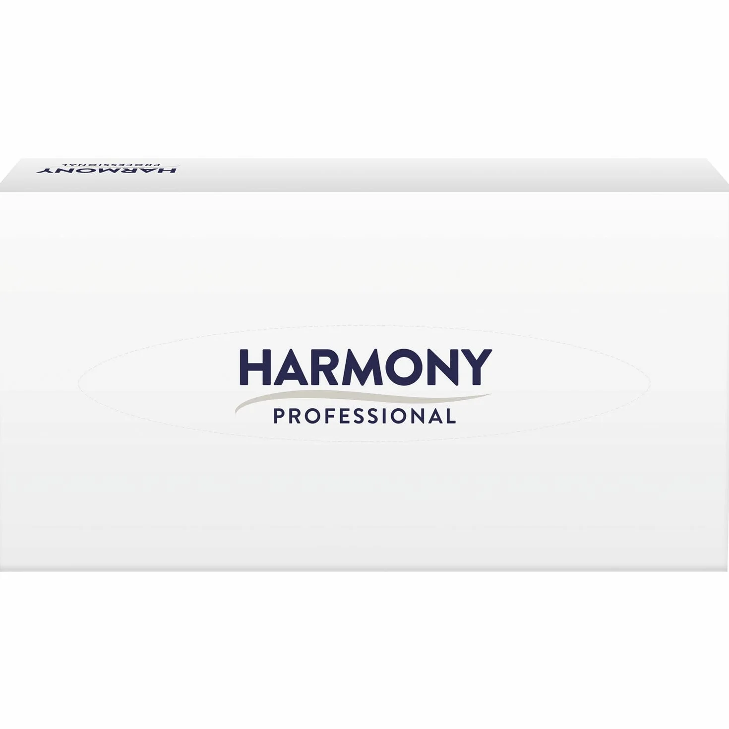 Harmony Profesjonalne – miękkie chusteczki kosmetyczne, 2-warstwowe, chusteczki higieniczne w pudełku, zawartość 100 sztuk, białe