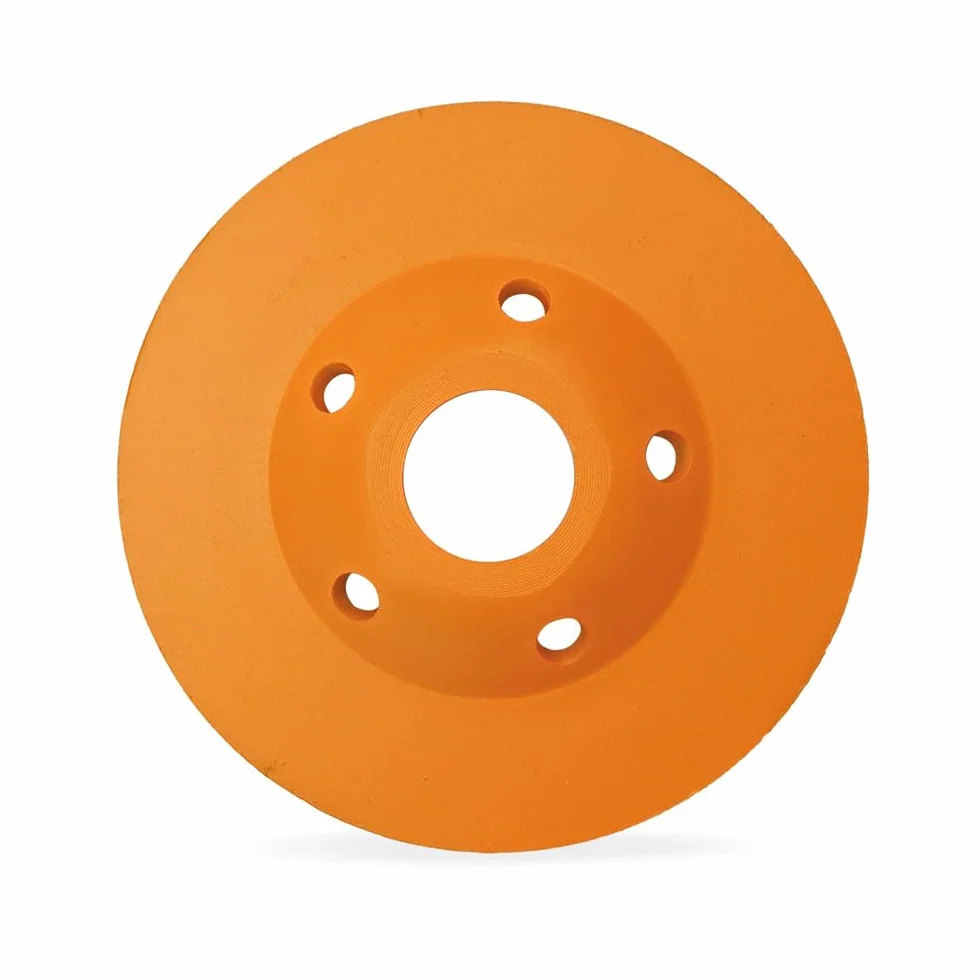 szt. 4"/Średnica 100 mm Dwurzędowe diamentowe tarcze szlifierskie Polerowanie Koncertowa cegła Ceramiczna ziarnistość #40/50 Szlifierka garnkowa Otwór 22,23 mm, 1 szt. 4"/Średnica 100 mm, 1