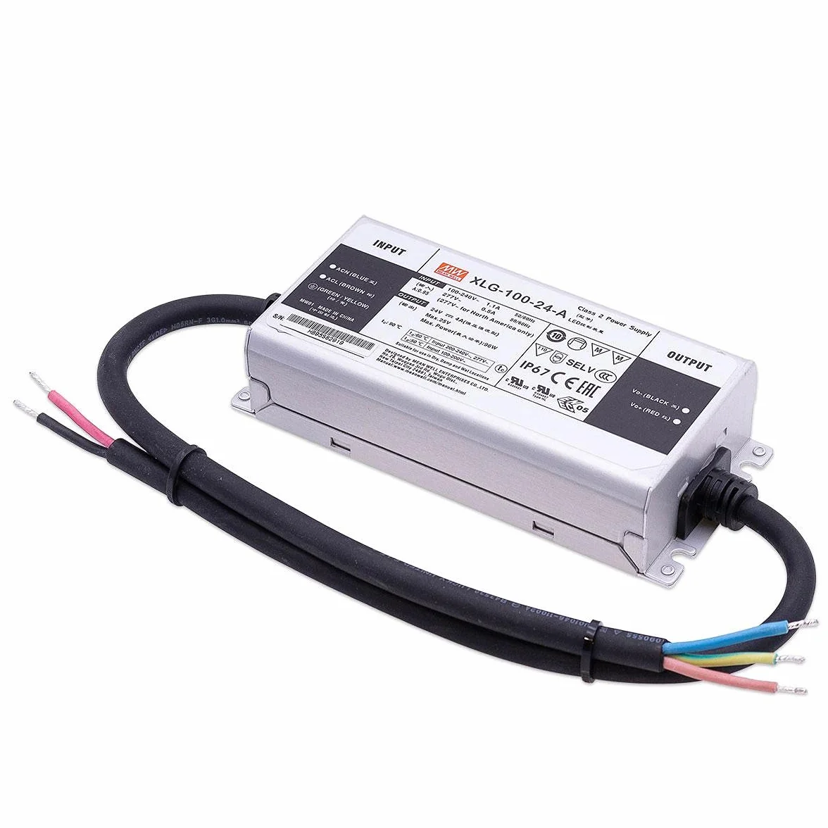 MeanWell XLG-100-24-A 96W 24V 4A LED zasilacz IP67