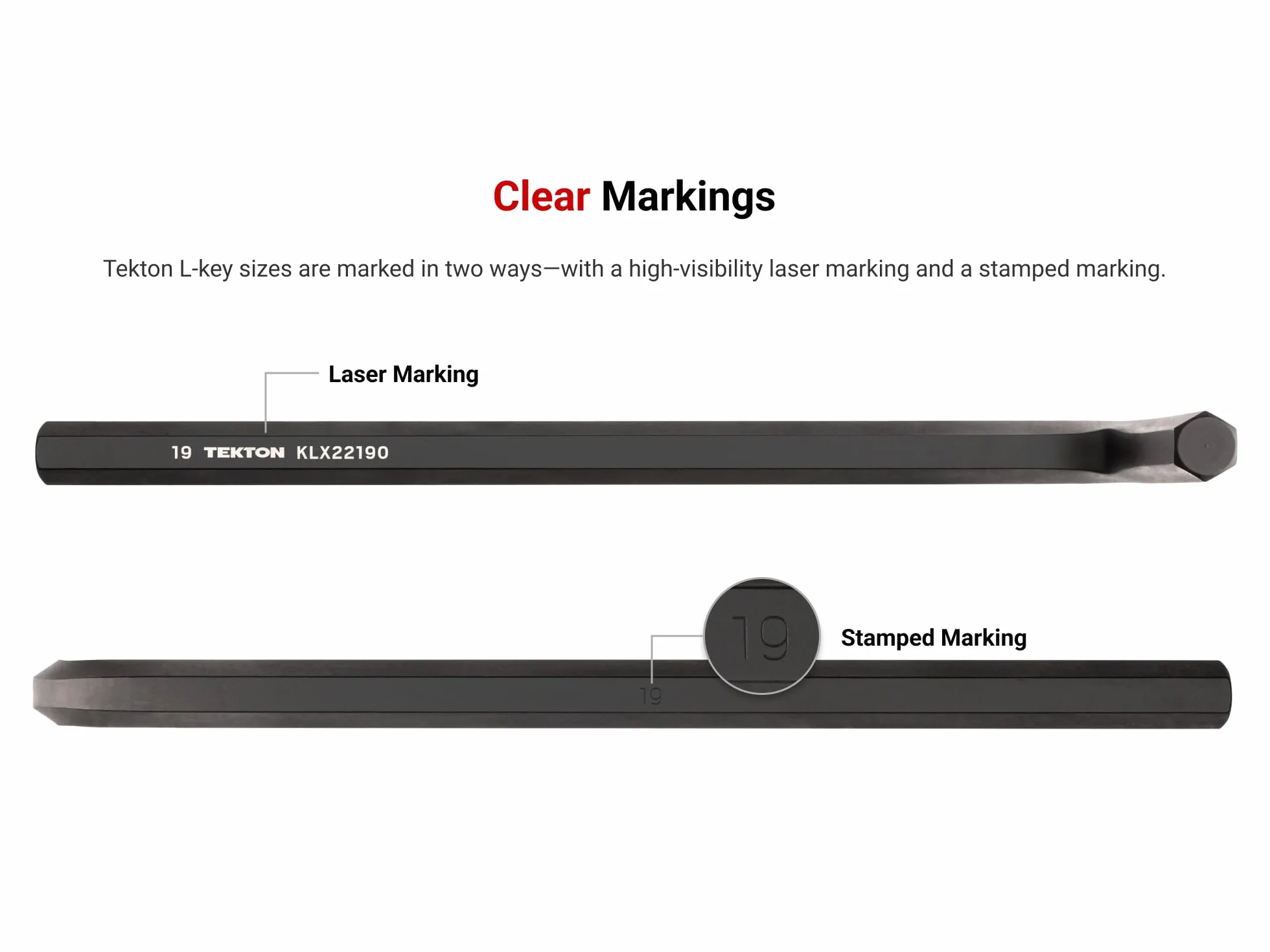 TEKTON KLX91305 Zestaw kluczy imbusowych z płaskim końcem z uchwytem, 23-częściowy (0,050-3/20.3 cm, 1.3-10 mm) | KLX91305