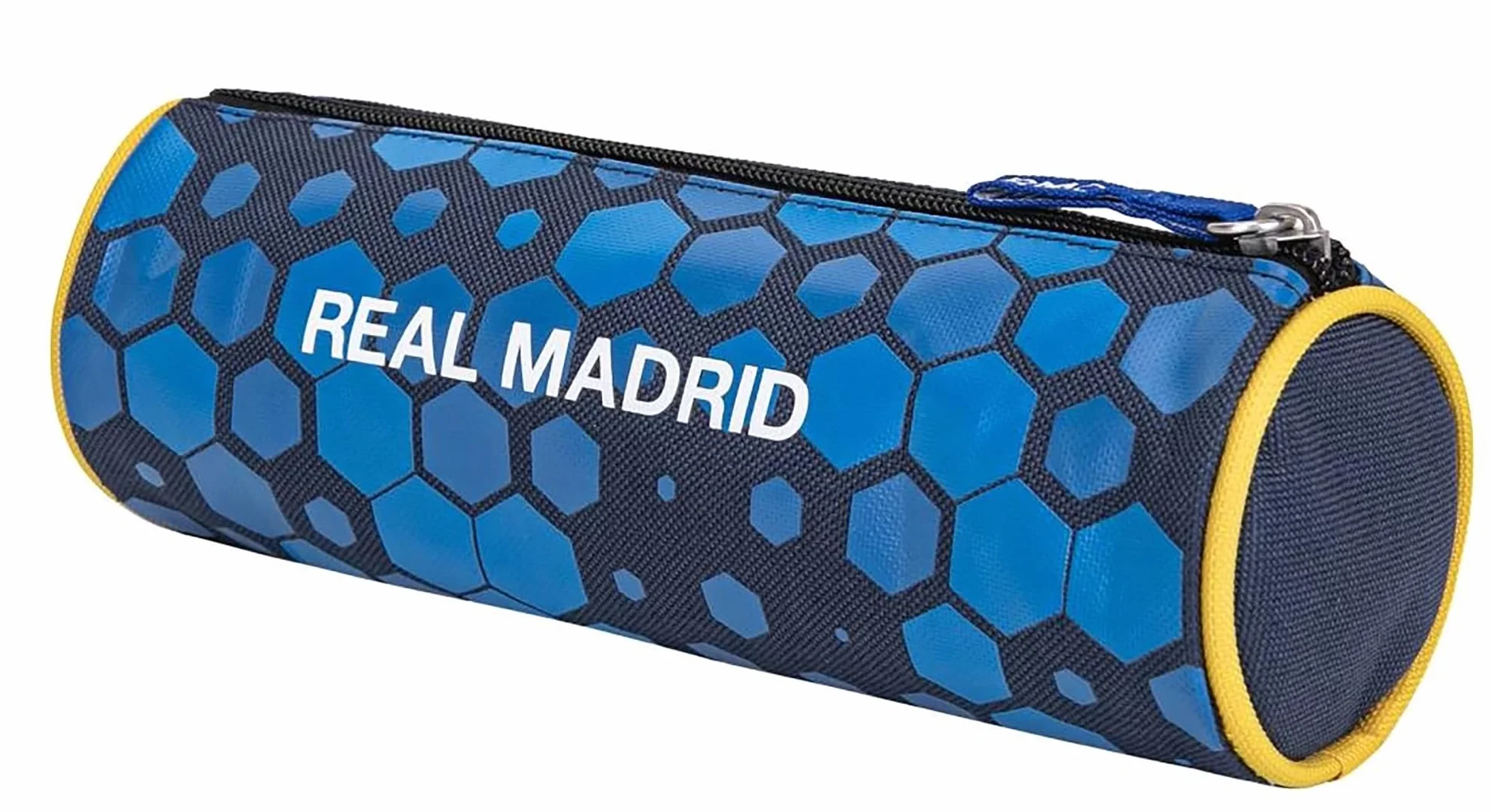 Real Madrid Prawdziwy piórnik szkolny - oficjalna kolekcja, Kolor: wielokolorow, 7 x 21 x 7 cm, Piórnik szkolny
