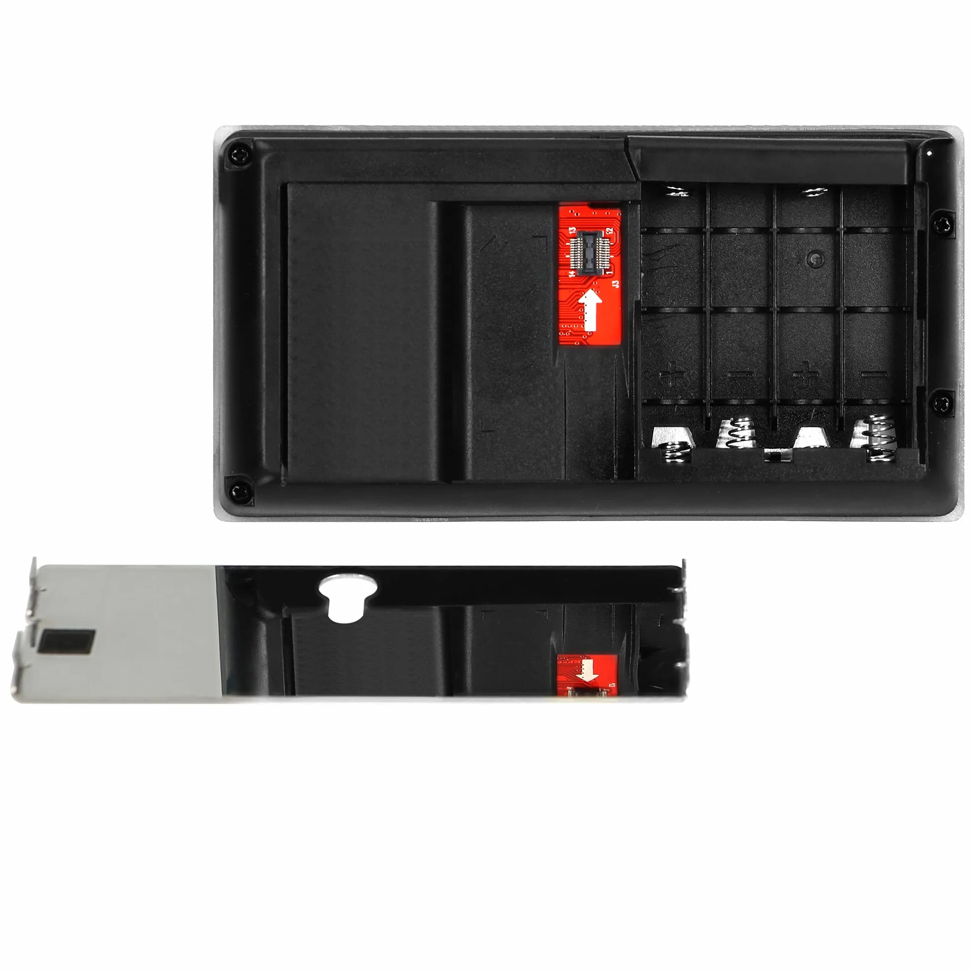 VIRONE DV-1 Elektroniczny Wizjer do Drzwi LCD 3,5" Szerokokątny Obiektyw Bateryjny Srebrny