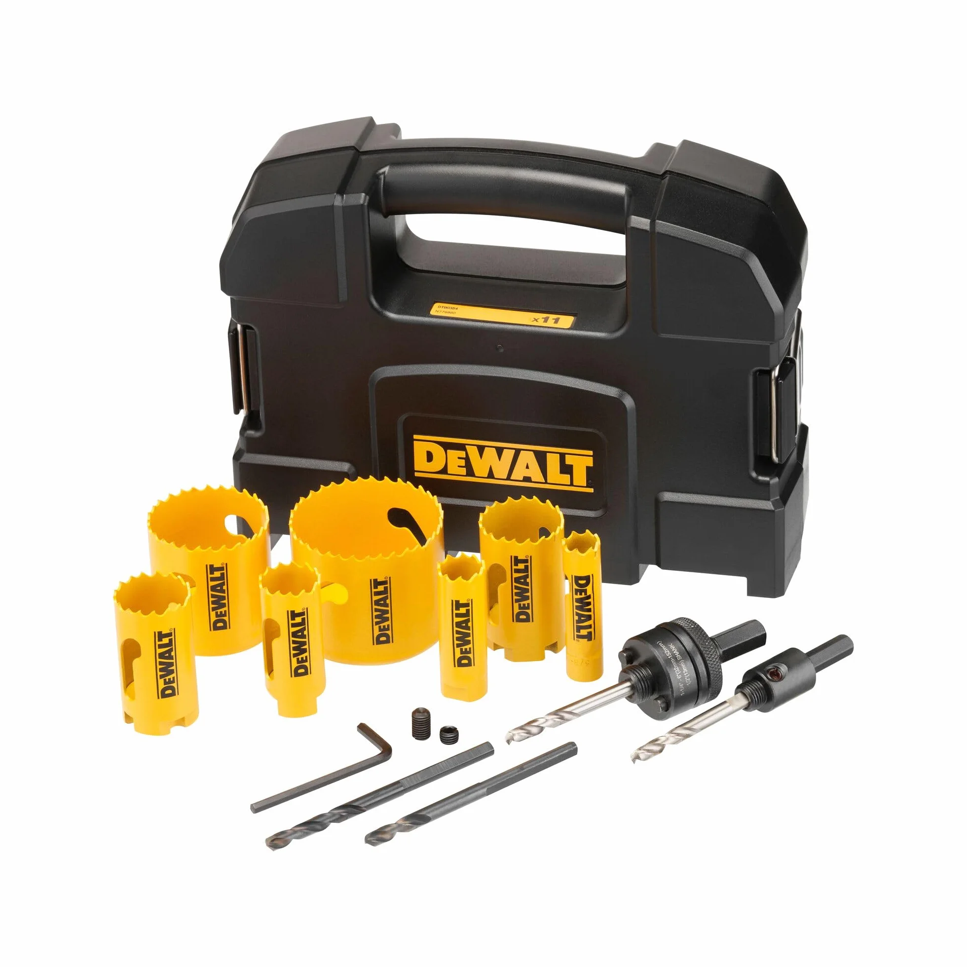DEWALT Precyzyjny Juego 11 elementów coronas bi-metal Extreme. dla profesjonalistów i majsterkowiczów do pracy profesjonalnej wysoka trwałość