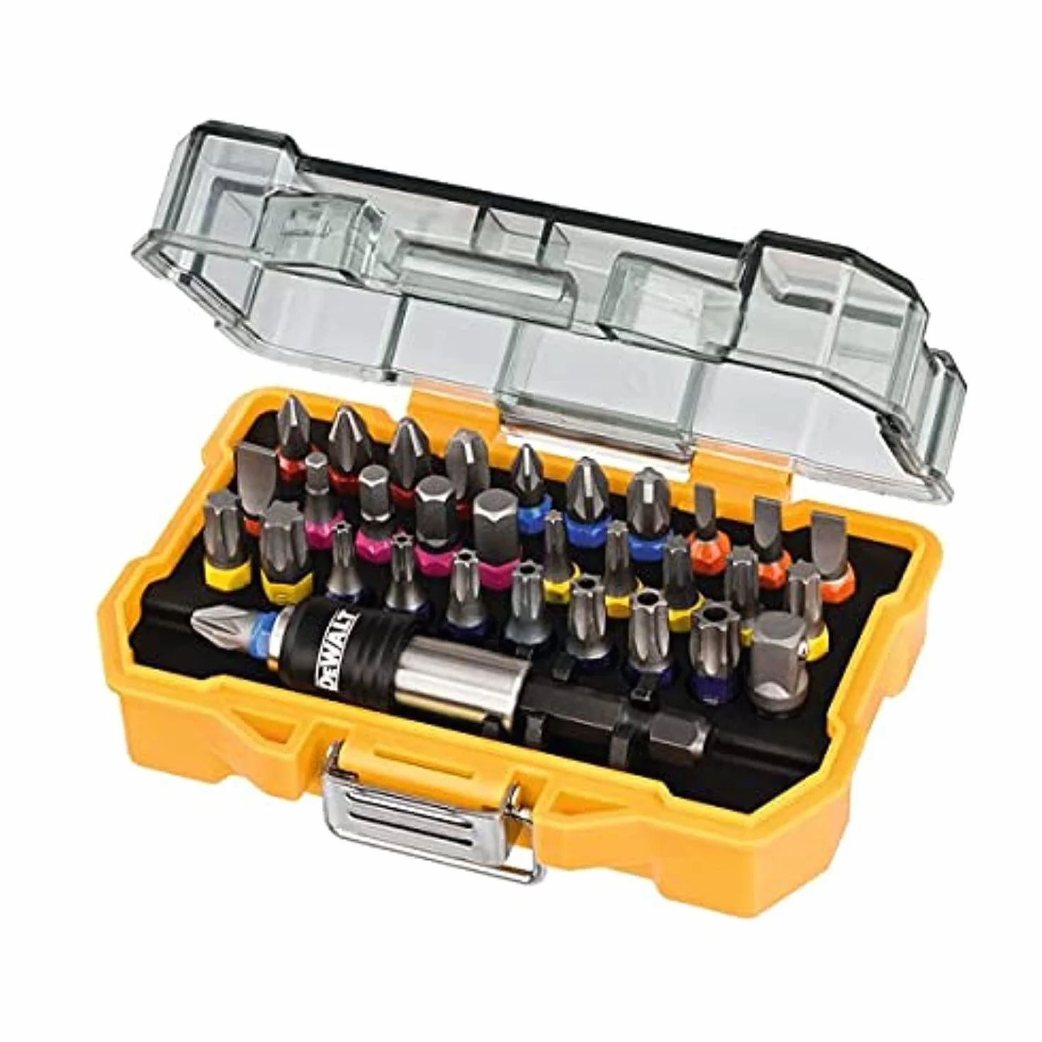 Dewalt DT71569-QZ Uniwersalny Zestaw Skrzynek Narzędziowych, Wielokolorowy & Zestaw Bitów/Końcówek Wkrętarskich DT7969 DeWalt (32 el.)