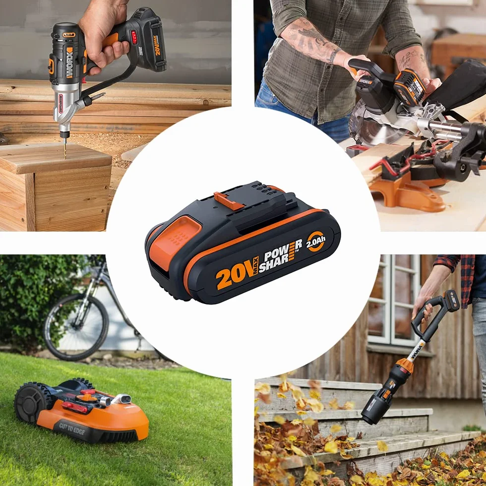 WORX WA3601 Powershare Akumulator Litowo-Jonowy 20V 2000mAh z Ładowarką