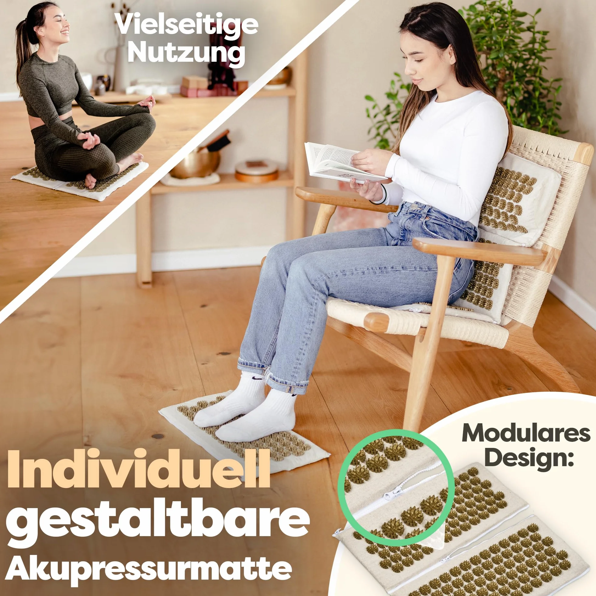 Mata do akupresury Akupunktura Fascjomat z kolcami - Acupressure Mat