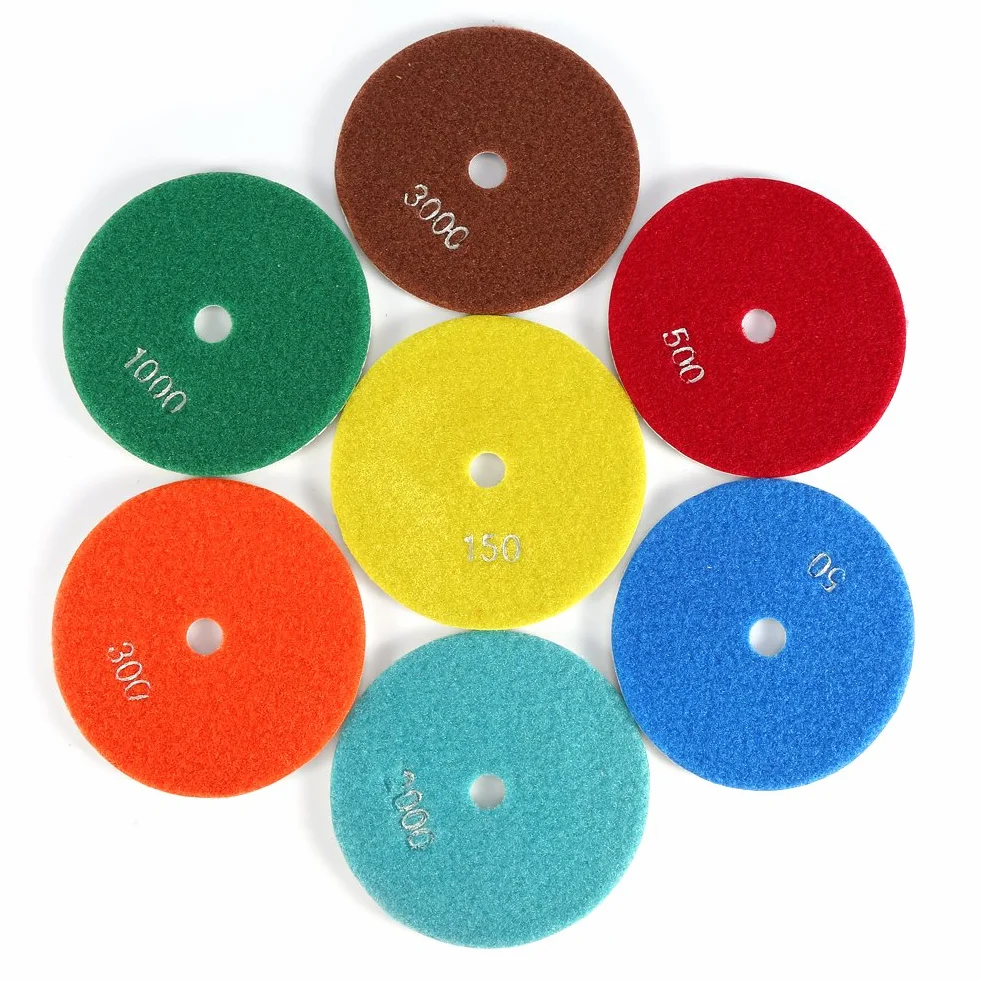 125 mm 5" diamentowa tarcza szlifierska polerowana do granitu marmuru betonu kamienia (3000 Grit)