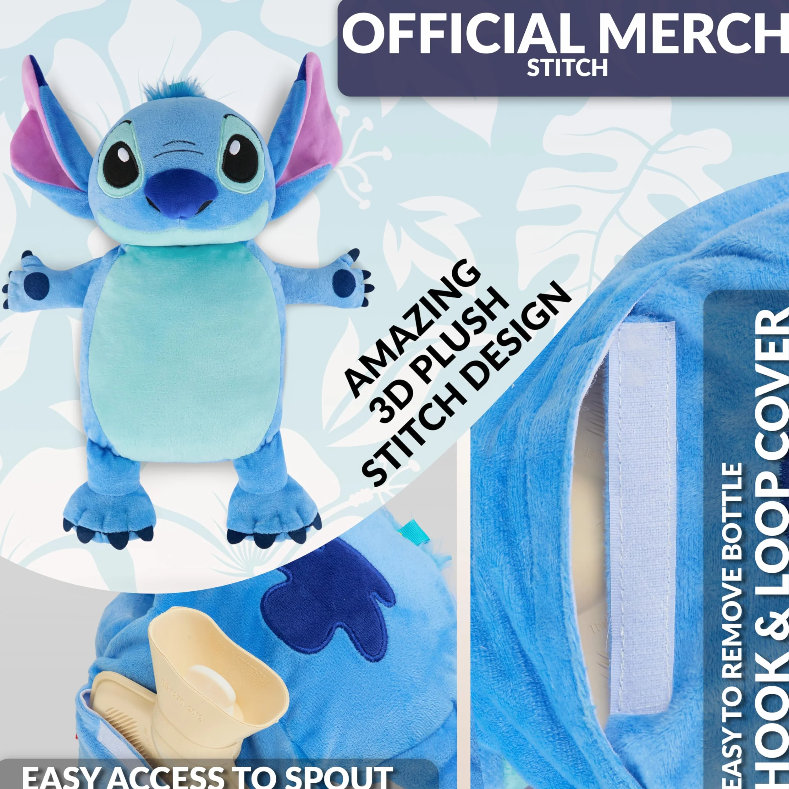 Disney Stitch termofor przytulanka 0,75 l łagodzi ból