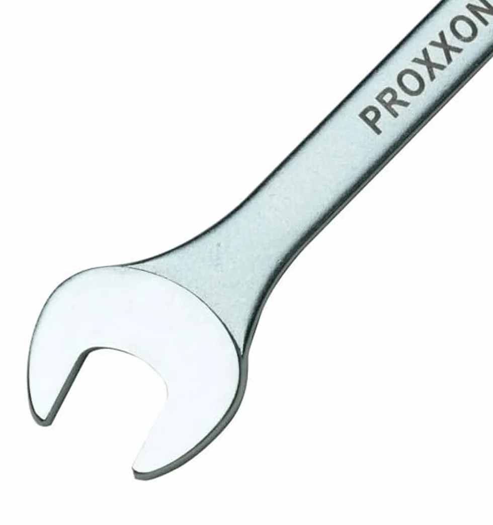 Proxxon 23922 Klucz płasko-oczkowy SlimLine rozmiar 22 mm - 15° zagięty po stronie pierścieniowej - stal chromowo-wanadowa