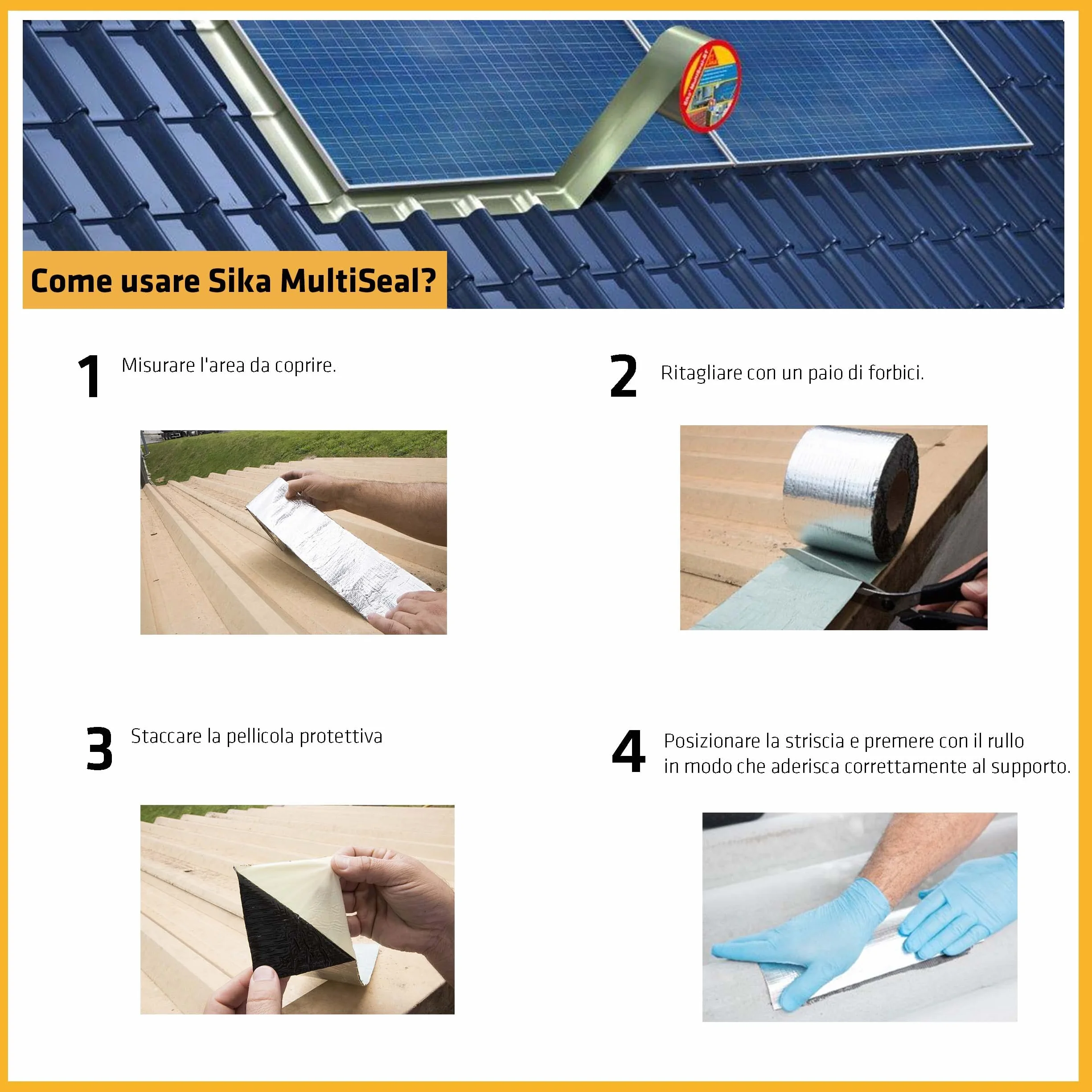 Sika Taśma uszczelniająca MultiSeal BT aluminiowa – idealna do uszczelniania i szybkich napraw – samoprzylepna – 10 m x 100 mm
