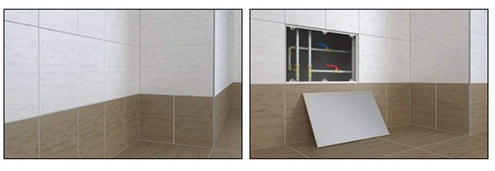 Drzwi rewizyjne klapa rewizji magnetyczna płytka: 450 x 250 mm