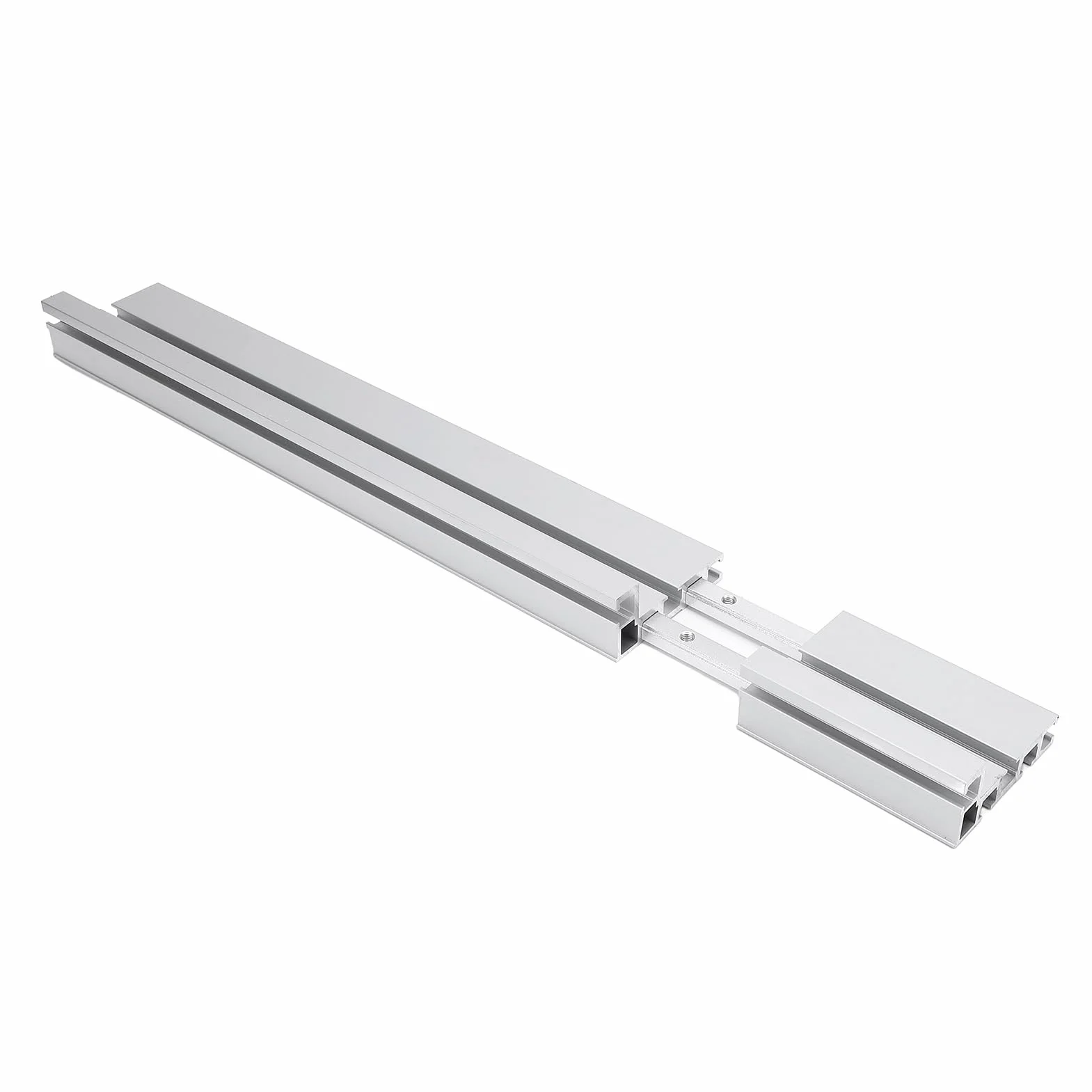 Cocoarm Ogrodzenie Ukośne, Teleskopowe Ogrodzenie Ukośne ze Stopu Aluminium 50-86 Cm do Projektów Obróbki Drewna i pił Stołowych