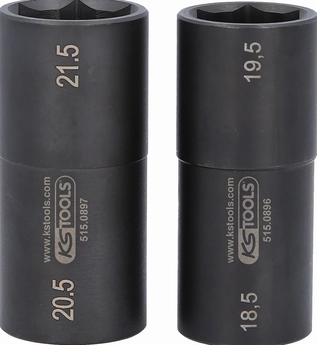 KS Tools 515.0895 1/2" Specjalny zestaw udarowych nasadek do alufelg do Forda, 18,5 / 19,5 / 20,5 / 21,5 mm, 2-szt.