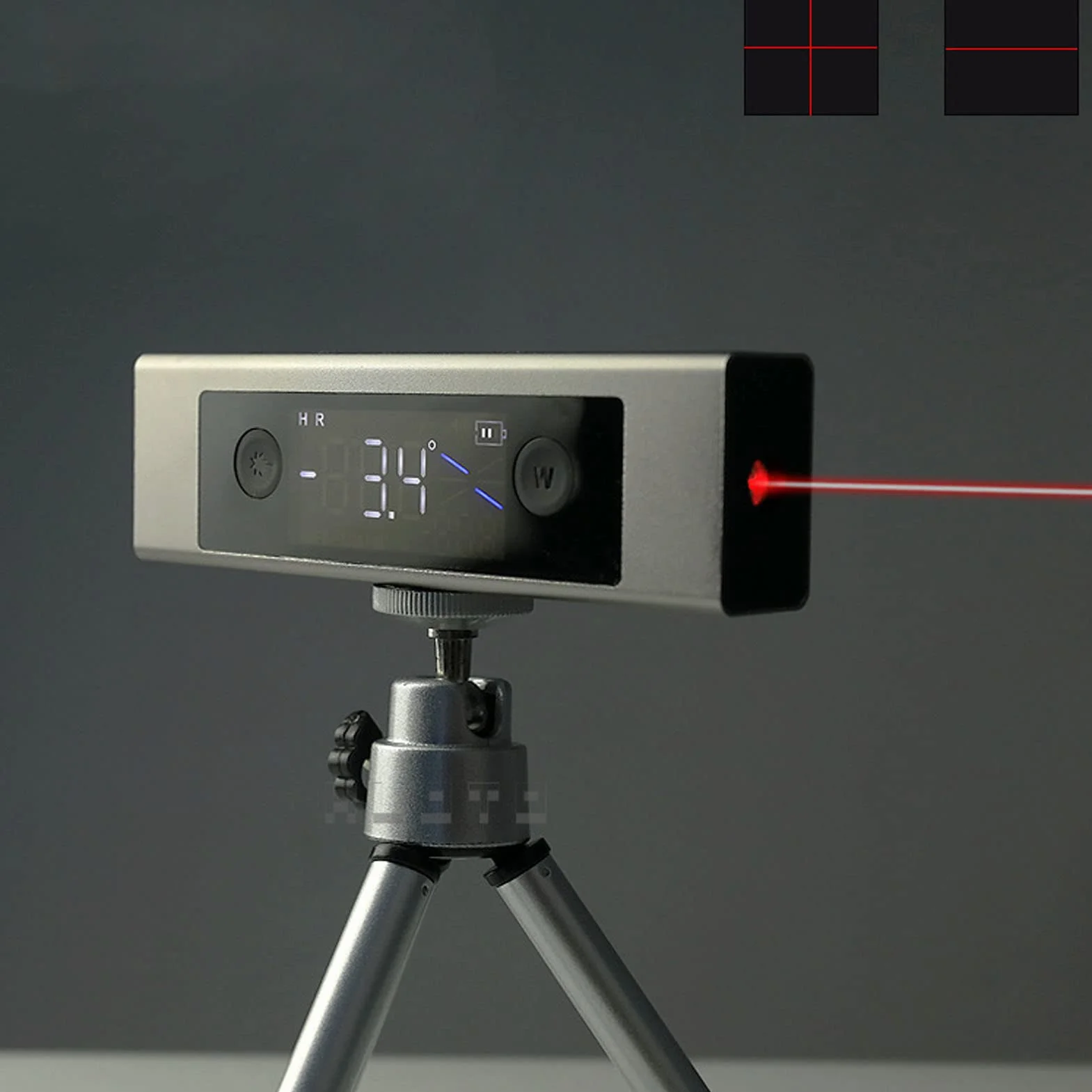 Linijka Do Poziomowania Laserowego LED Z Cyfrowym Wyświetlaczem Przyrząd Pomiarowy Narzędzie Pracy Jednostronny Ręczny Cyfrowy Miernik Kąta