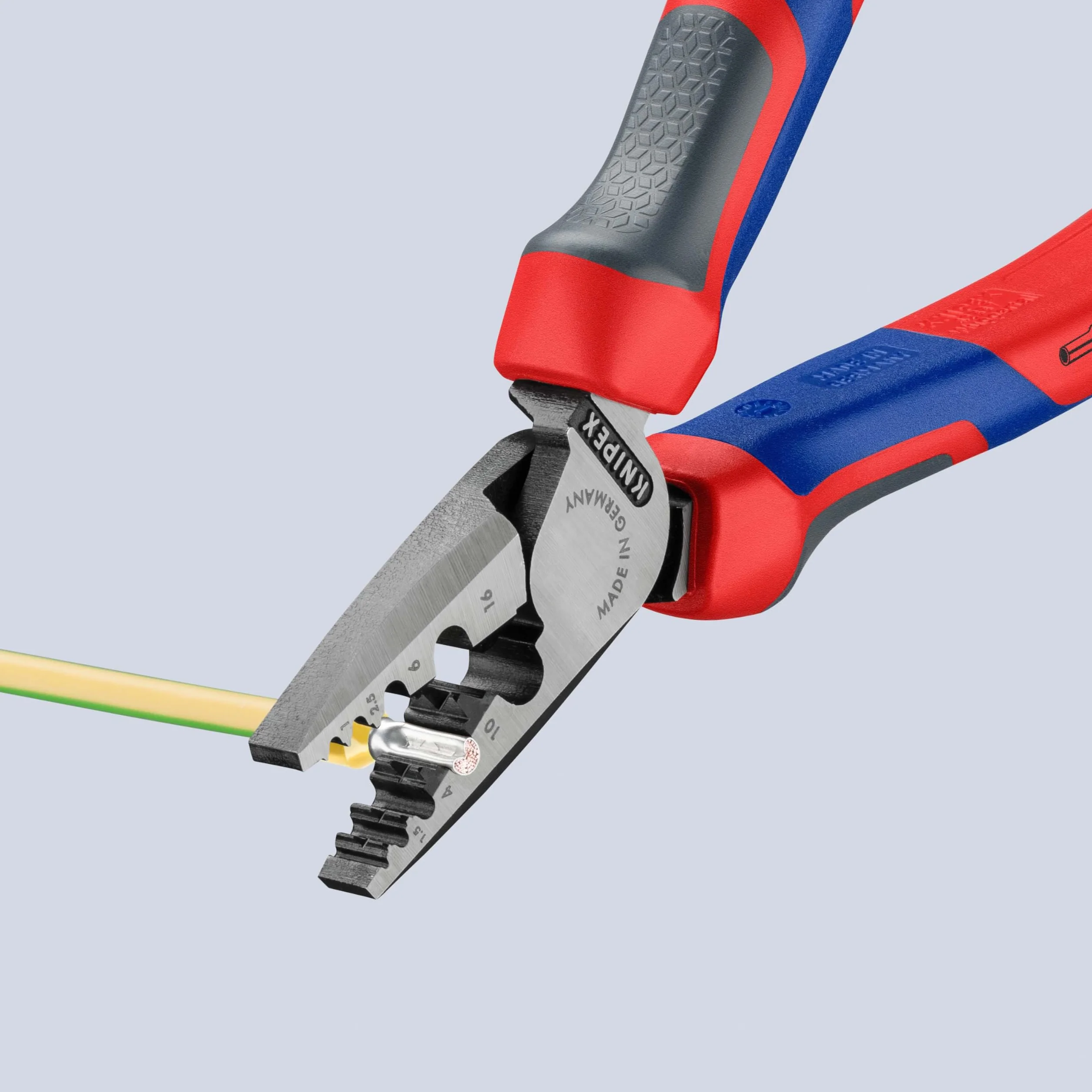 KNIPEX Szczypce do zagniatania tulejek kablowych 180 mm 97 72 180