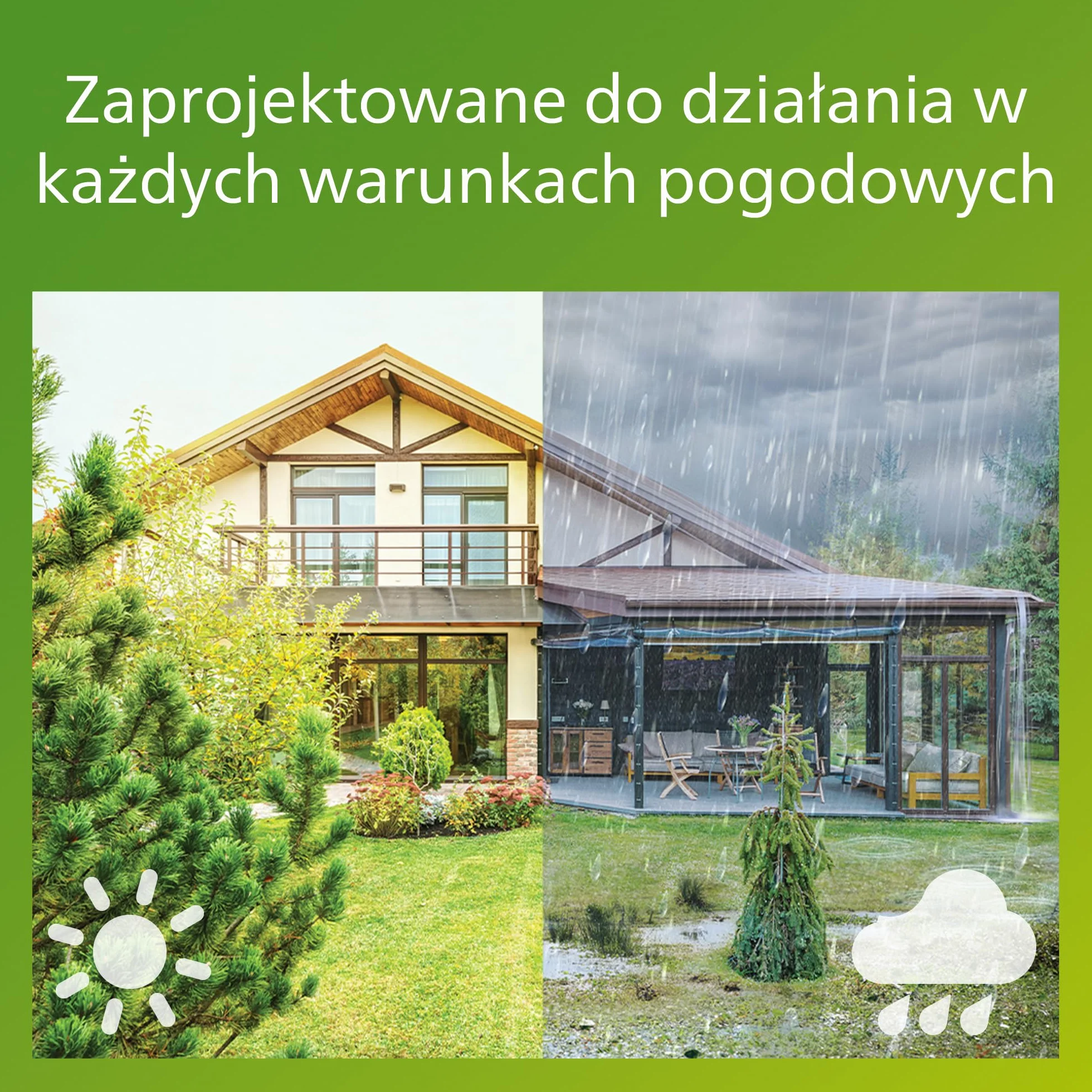 Philips myGarden Albour LED zewnętrzna lampa słupkowa, 1 x 6 W, zintegrowana lampa LED, czarna