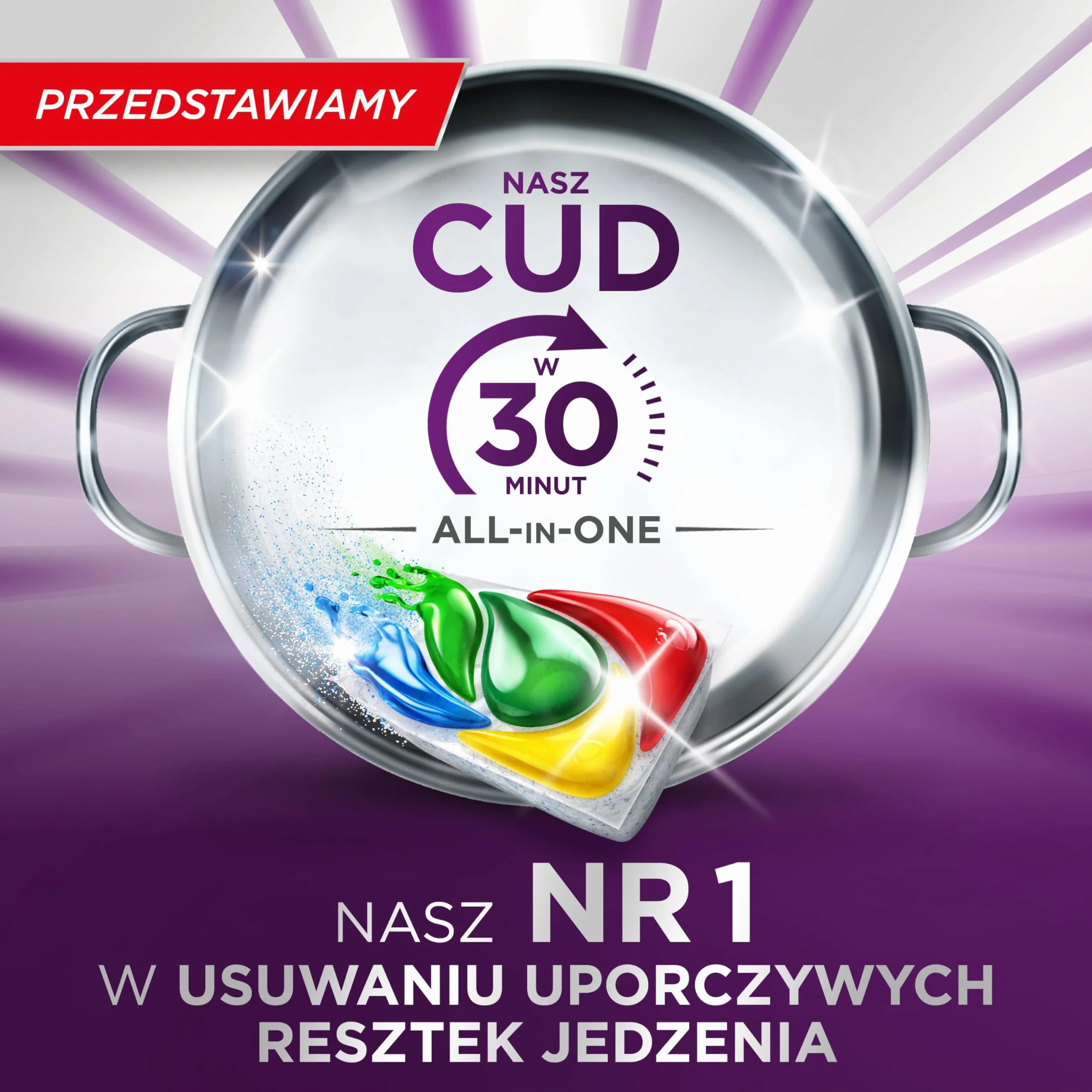 Fairy Our 30 Minute Miracle Platinum Plus Tabletki Do Zmywarki, Nasze Najlepsze Rozwiązanie Do Usuwania Uporczywych Resztek Jedzenia, Środek Czyszczący Do Zmywarki, 74 X