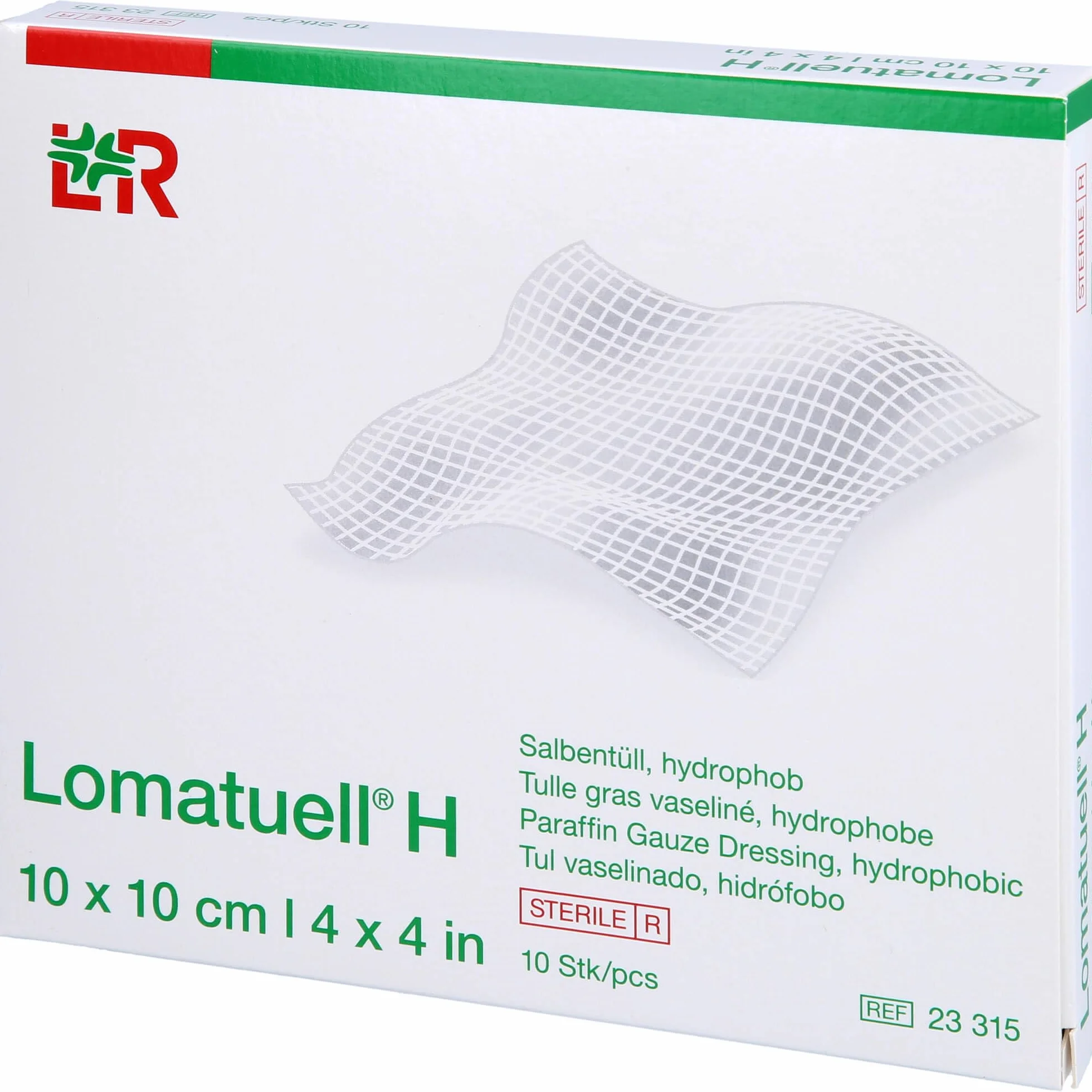 Lomatuell H Opatrunek 10 x 10 cm 10 Sztuk