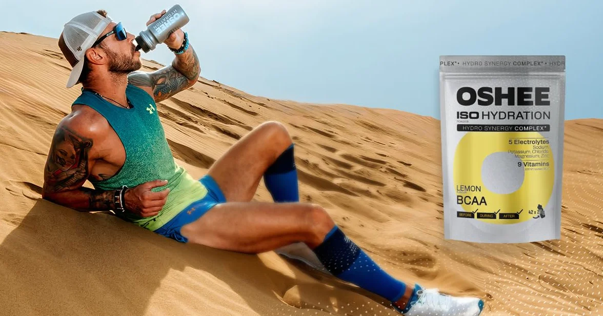OSHEE ISO Hydration izotonik w proszku Lemon BCAA 1050 g