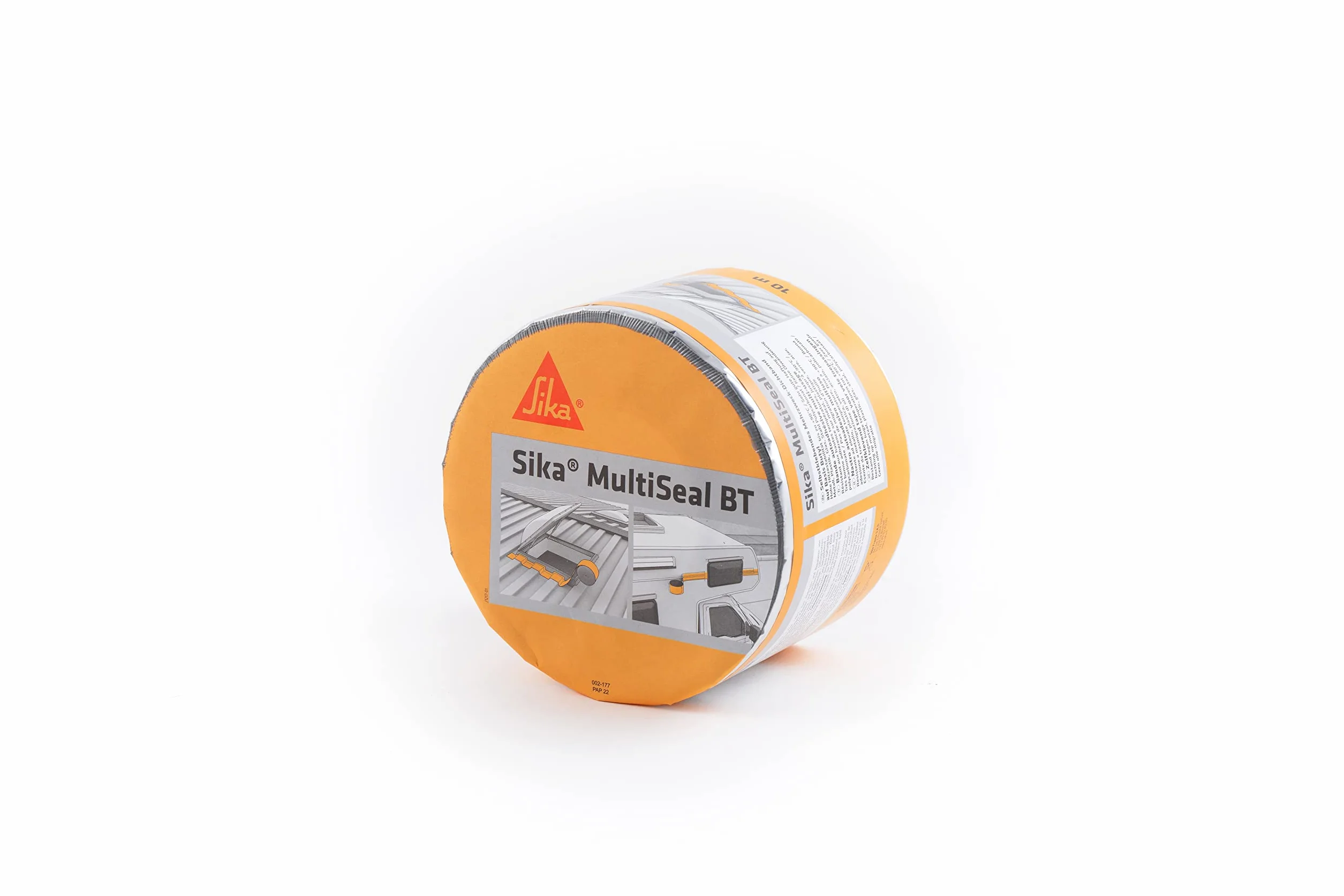 Sika Taśma uszczelniająca MultiSeal BT aluminiowa – idealna do uszczelniania i szybkich napraw – samoprzylepna – 10 m x 100 mm