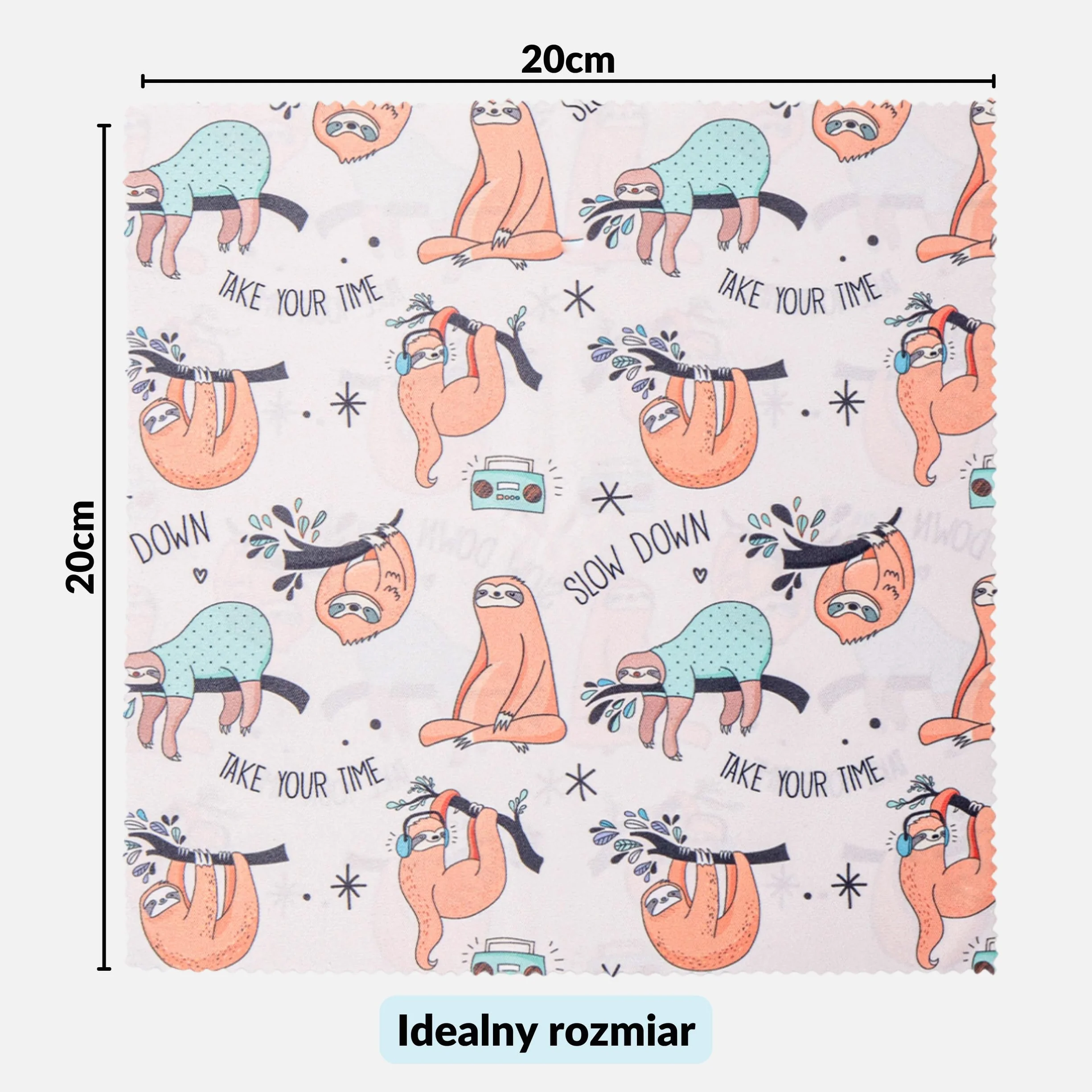 Ściereczka z mikrofibry Lens-Aid 20 x 20 cm do czyszczenia aparatu, obiektywu i okularów