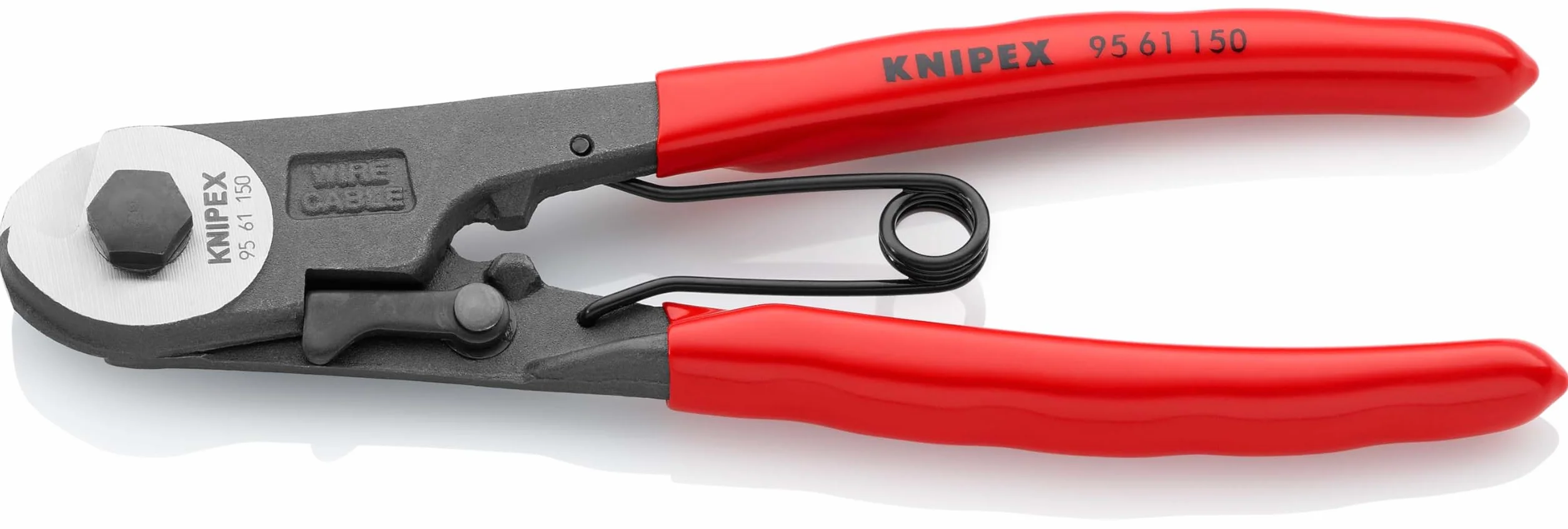 KNIPEX Nożyce do cięgien giętkich z tworzywa sztucznego, powlekane 150 mm, 95 61 150
